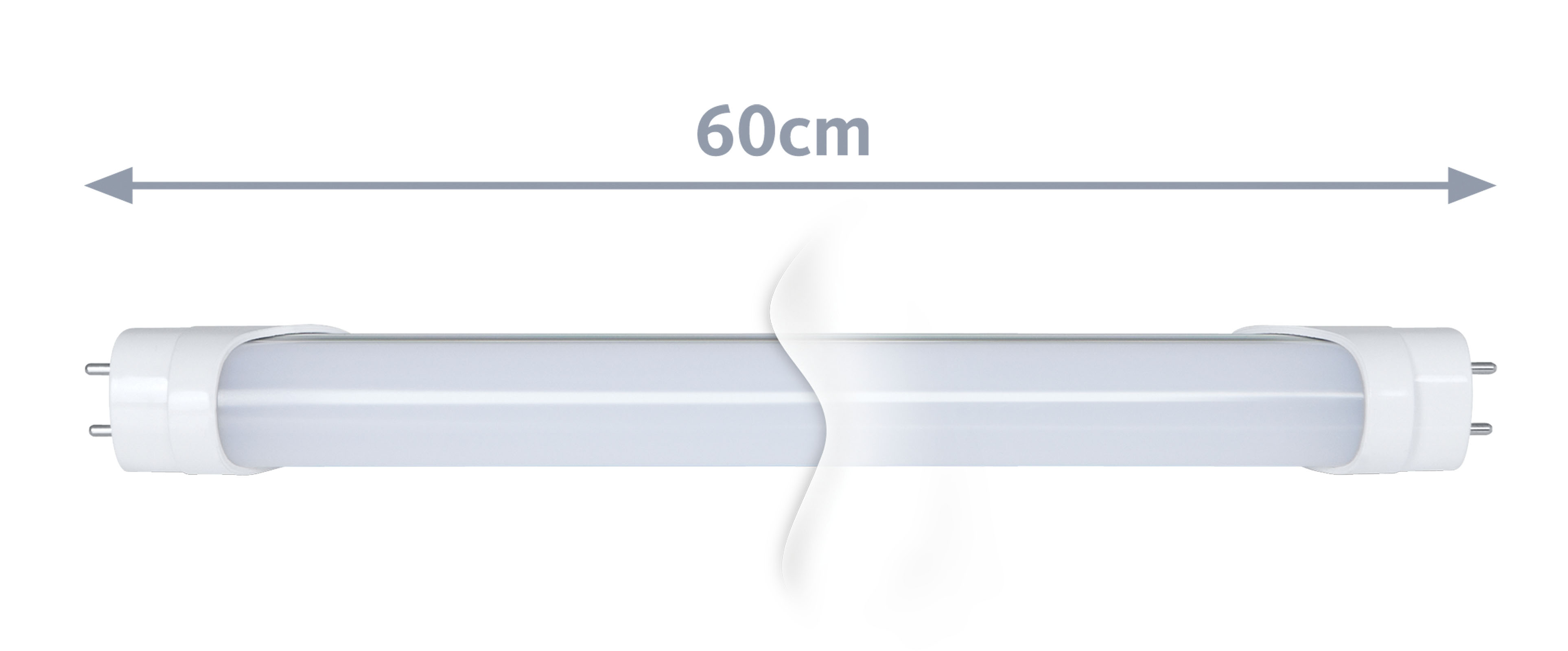 TECHNILUX Tube 60 cm, 9 W, EVG, milky, dimmbar Hauptbild