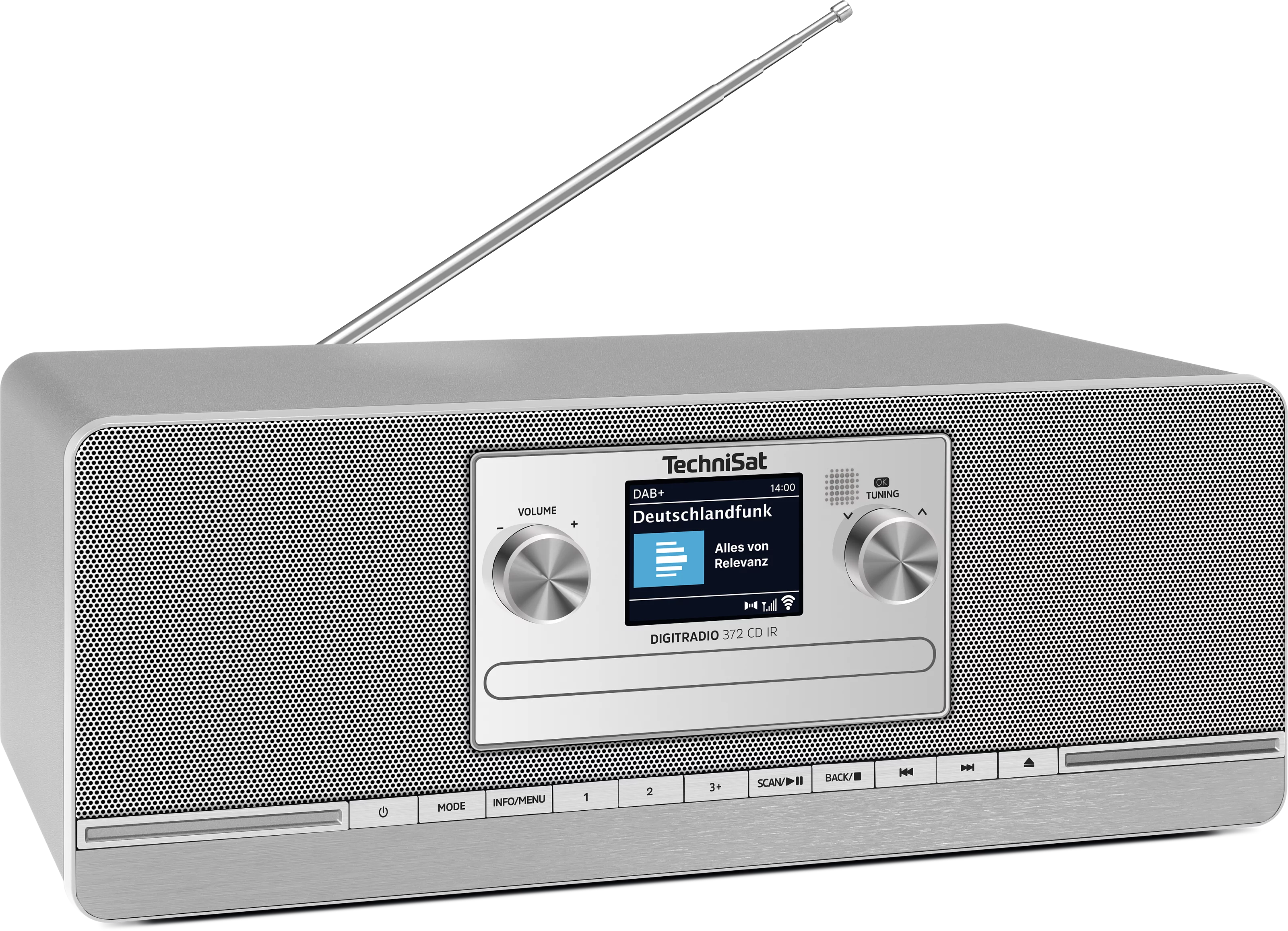 DIGITRADIO 372 CD IR Schräg, Rechts