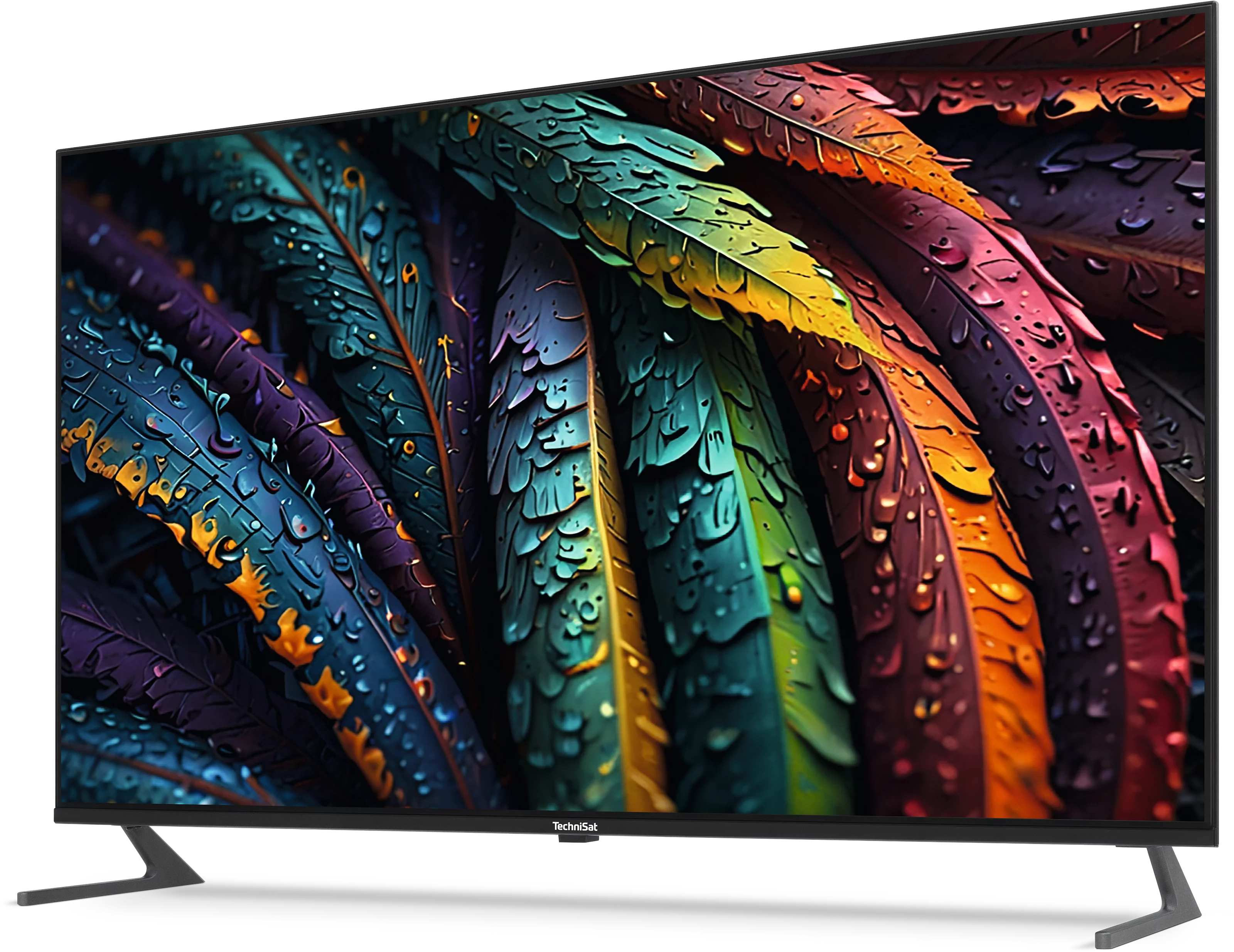 TV 55 UHD Szene, Schräg, Links