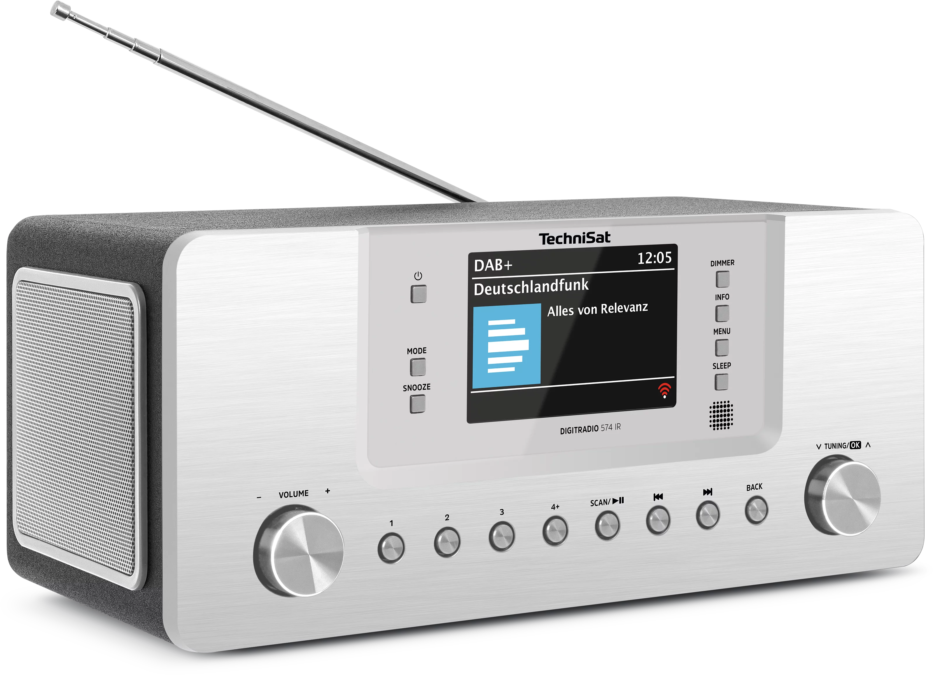 DIGITRADIO 574 IR Schräg, Rechts