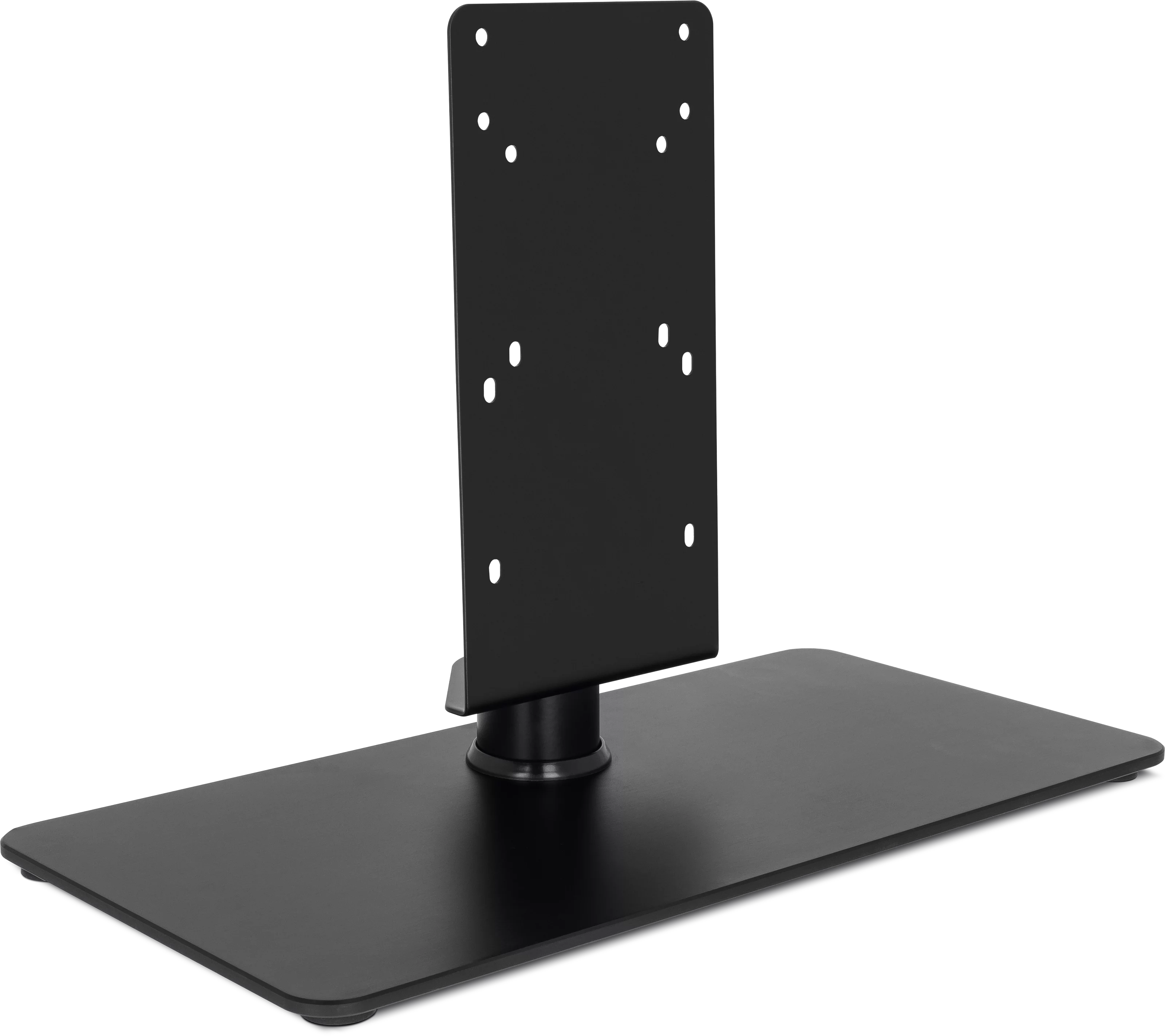 TV-Tischfuß mit Aluminiumboden Schräg, Rechts