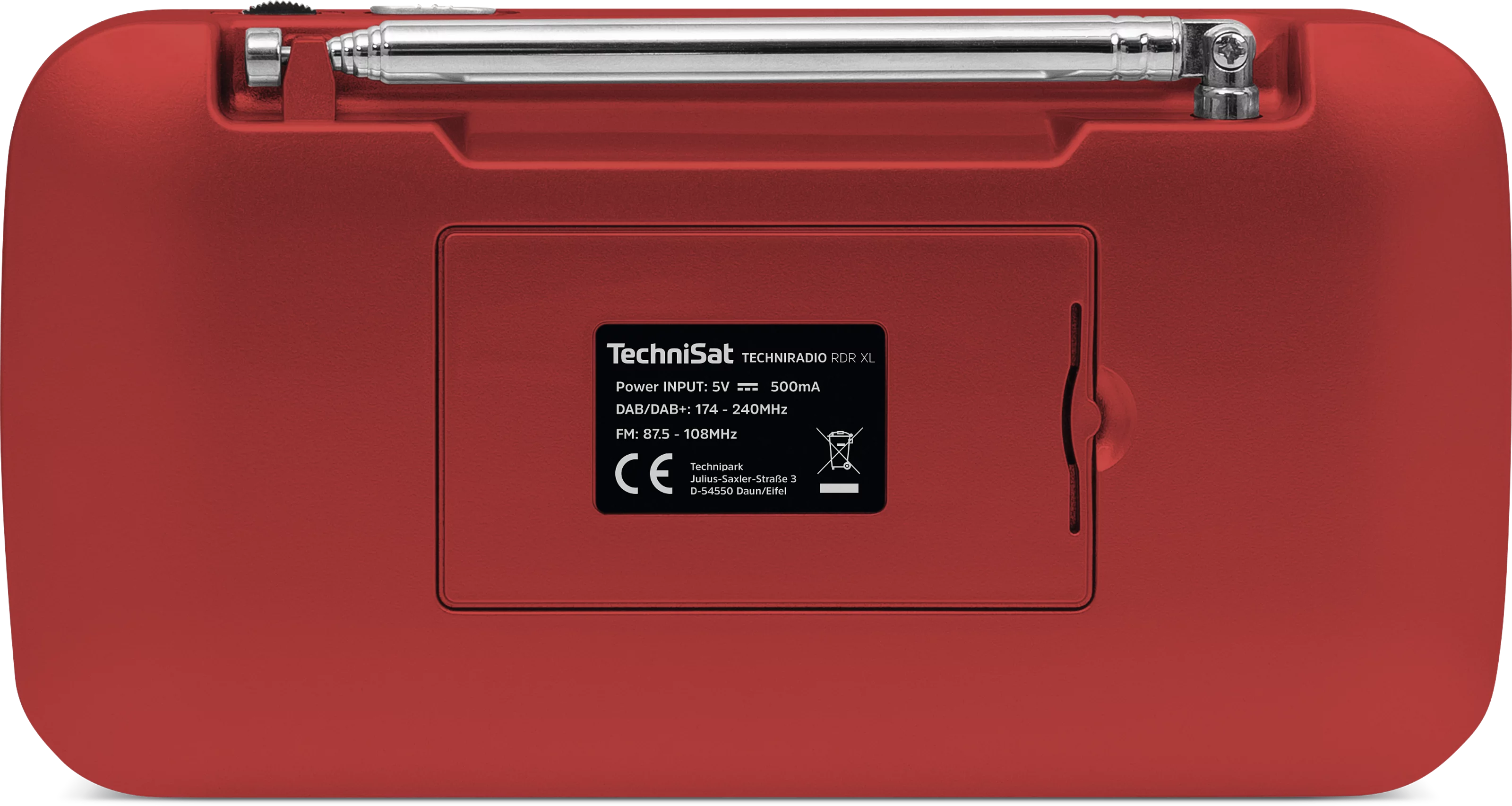 TECHNIRADIO RDR XL Frontal, Rück