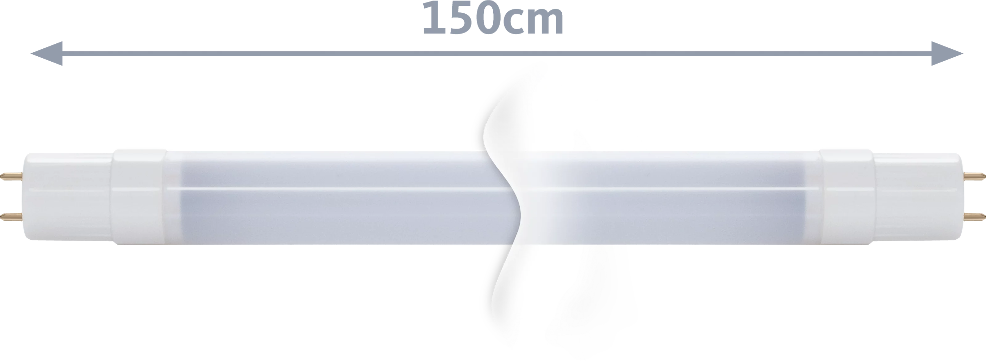 TECHNILUX Tube 150 cm, 22 W, milky, Warmweiß