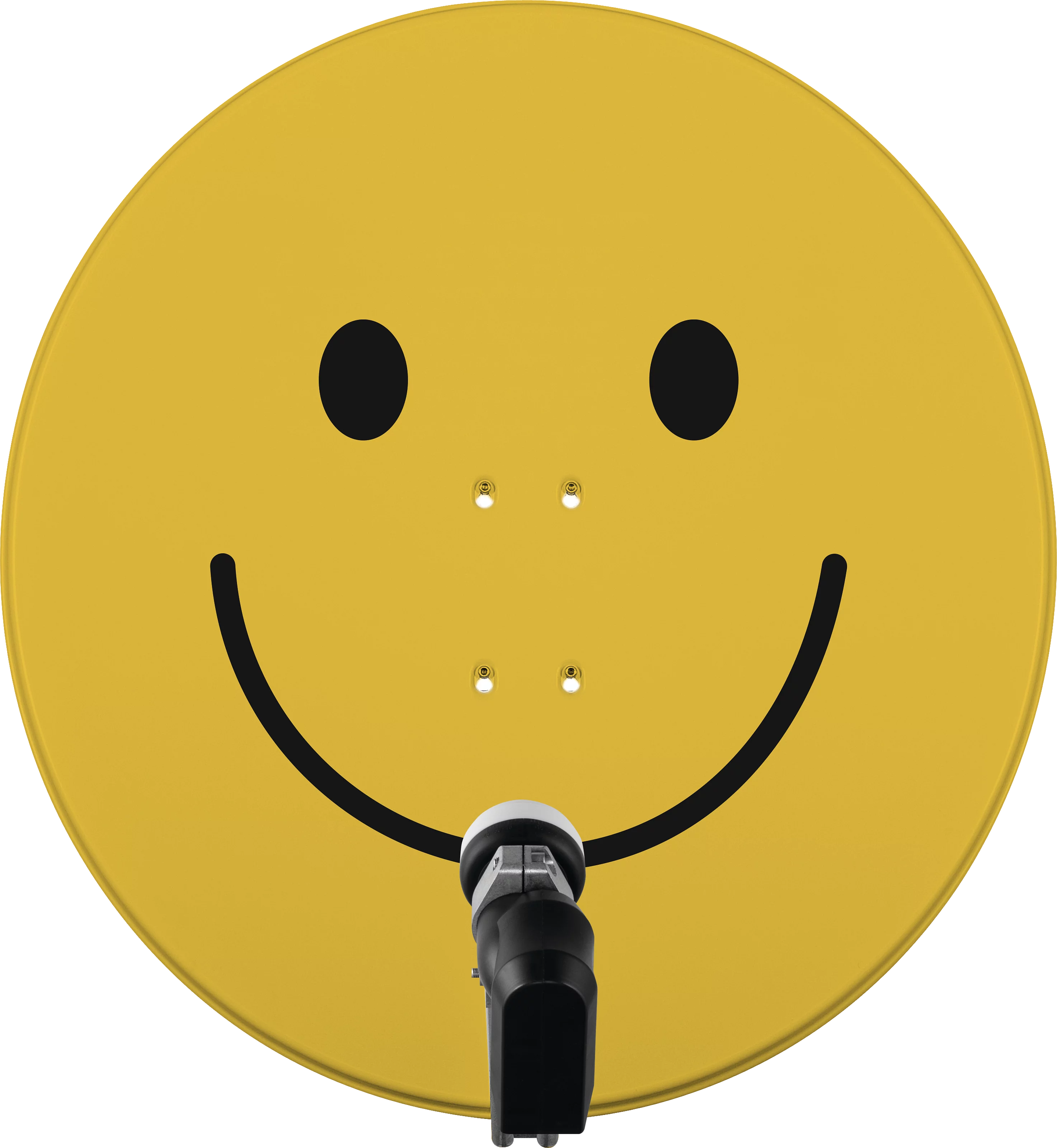 SATMAN 850 mit 40 mm Quattro-Switch-LNB Frontal, Front