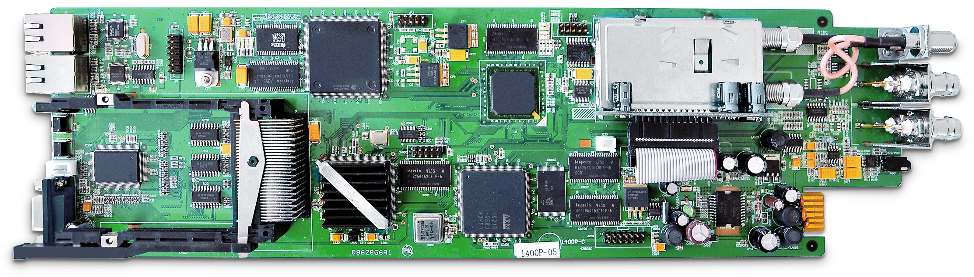 DVB-C/IP IRD 6 x Multicast Frontal, Front