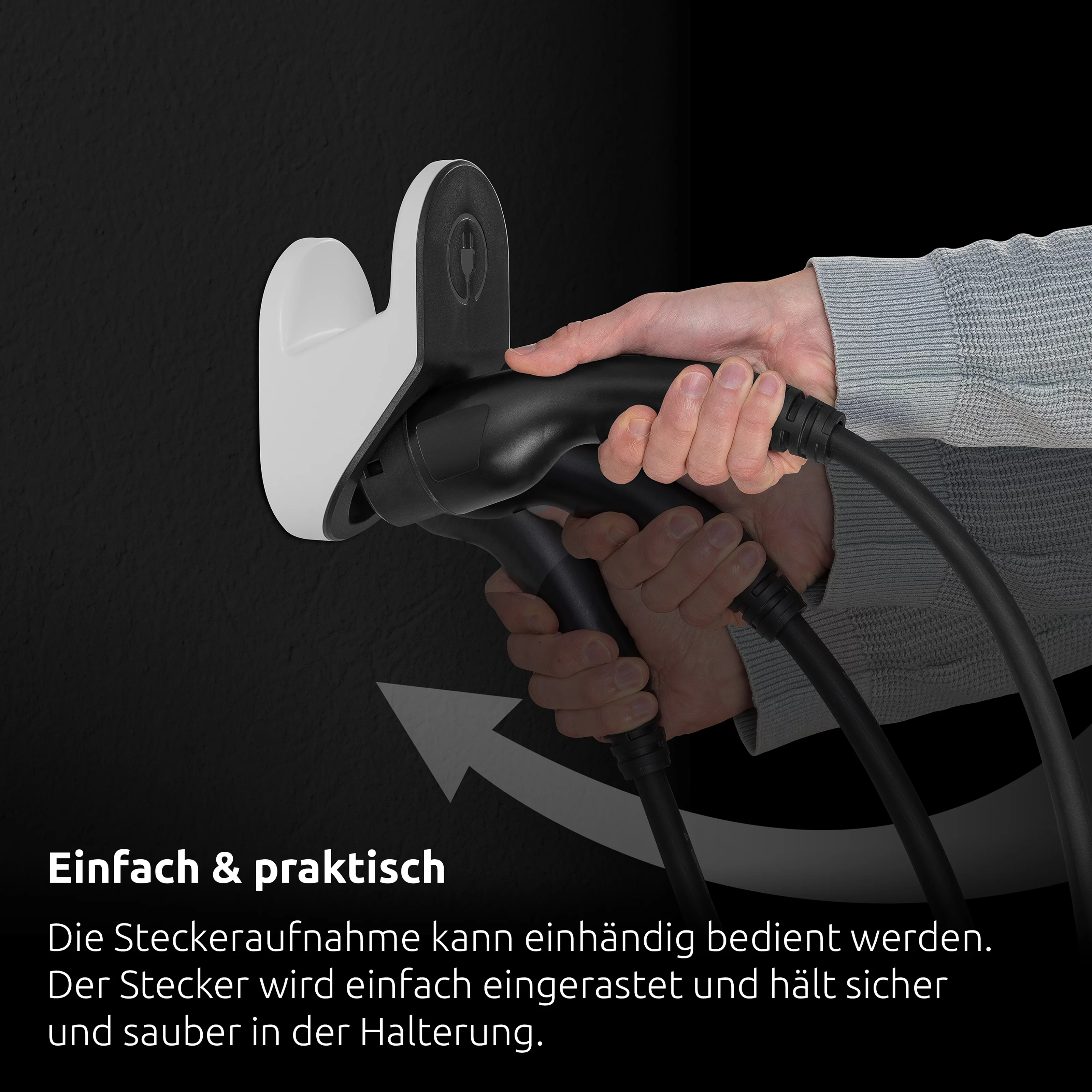 Kabel- und Steckerhalter Typ 2