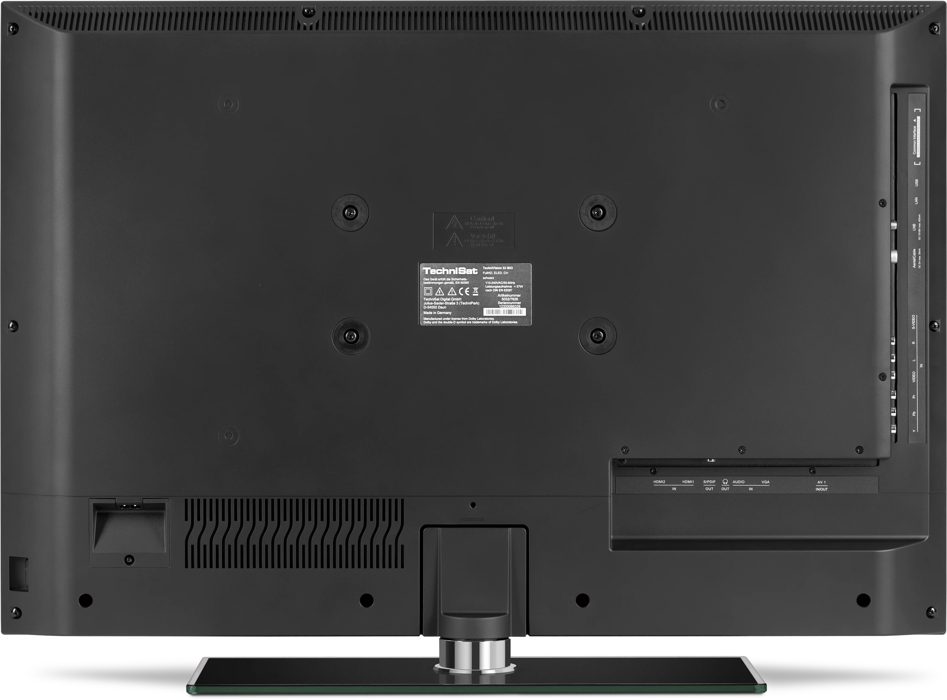 TECHNIVISION 32 ISIO (81 cm) Frontal, Rück
