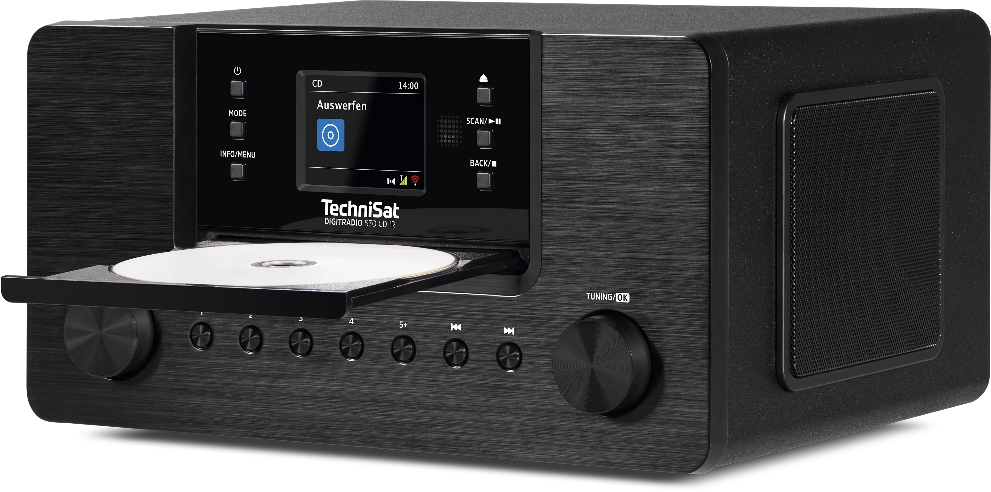 DIGITRADIO 570 CD IR Schräg, Links