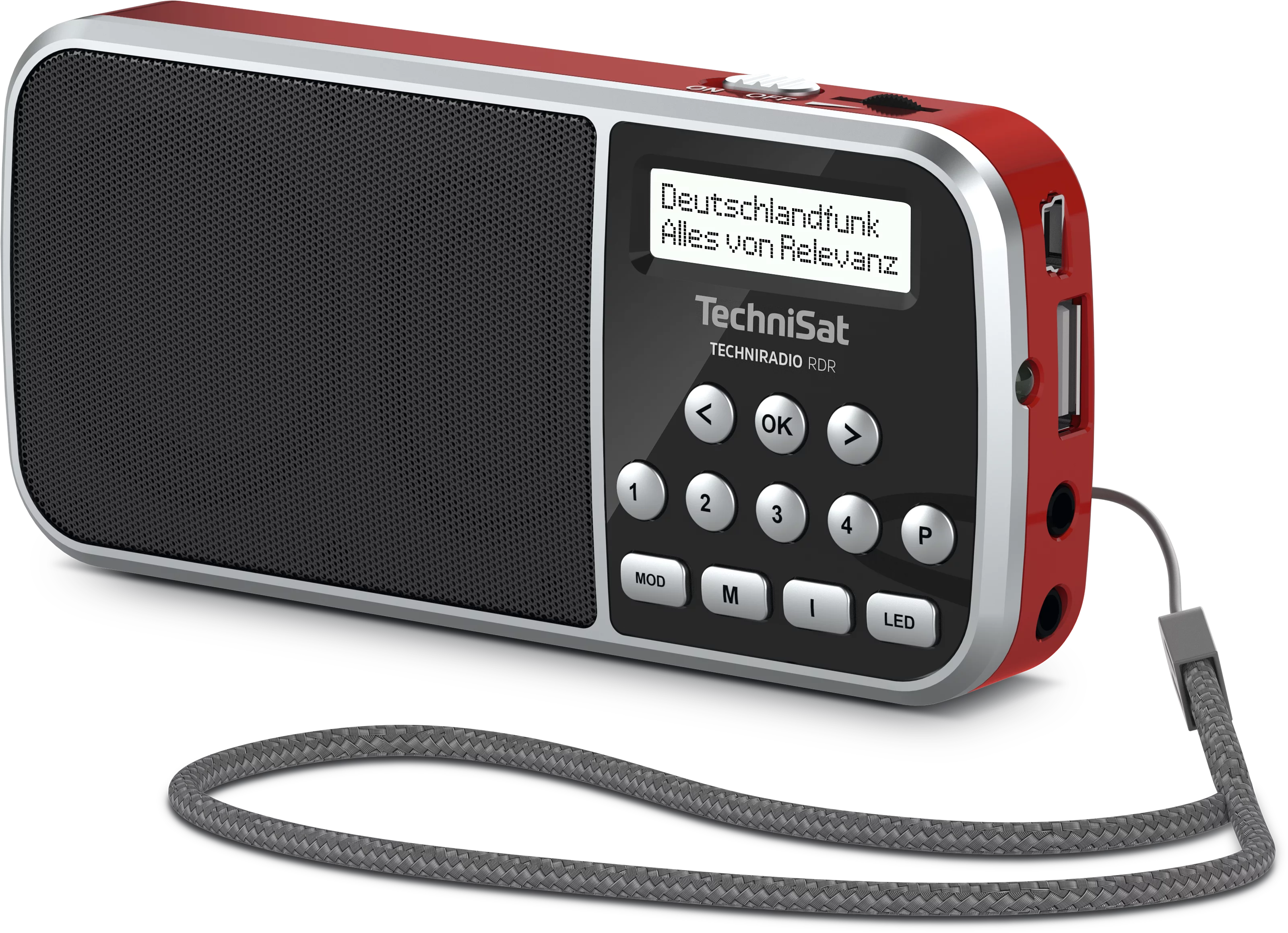 TECHNIRADIO RDR incl. power supply Schräg, Links