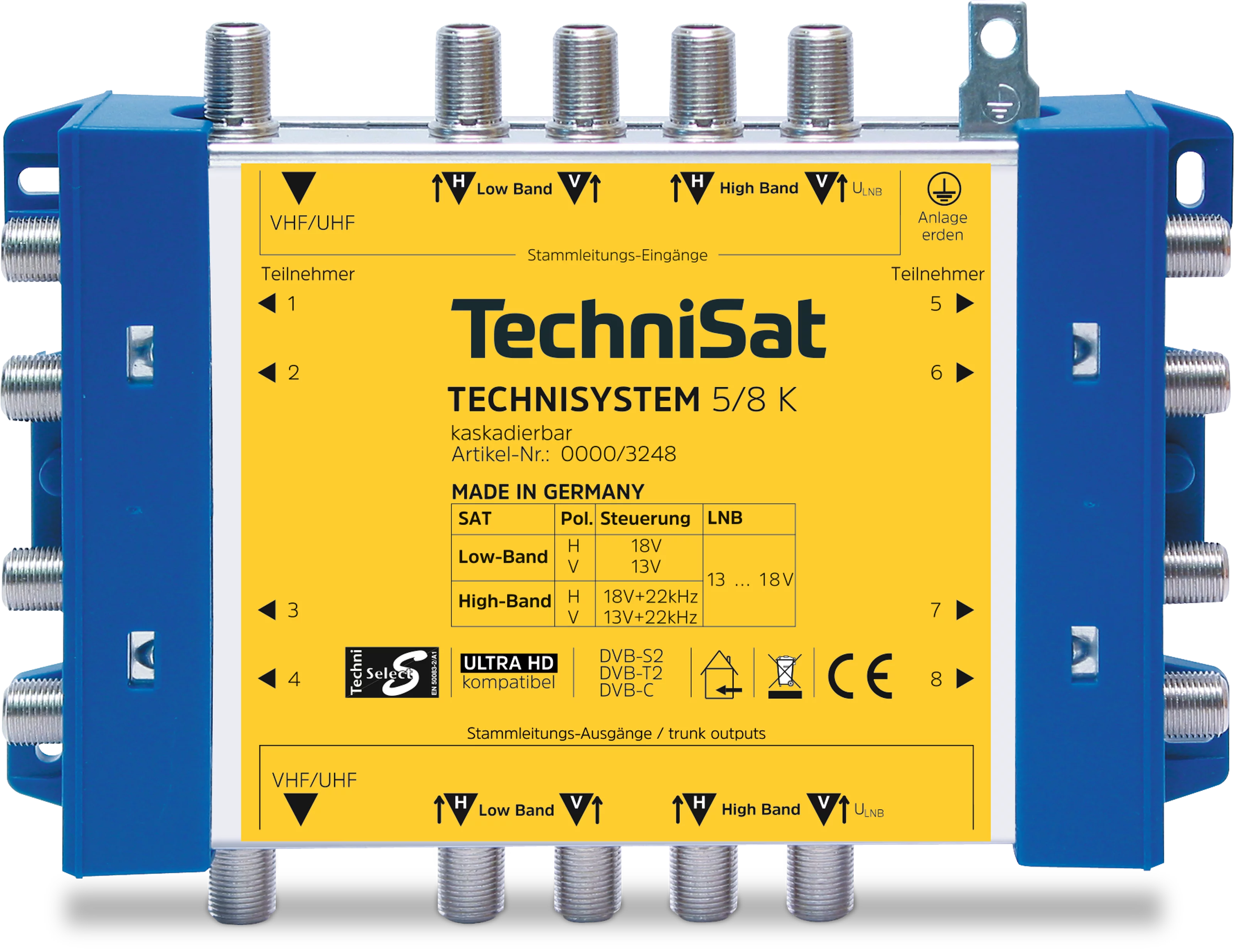TechniSystem 5/8 K (cascade) Frontal, Front