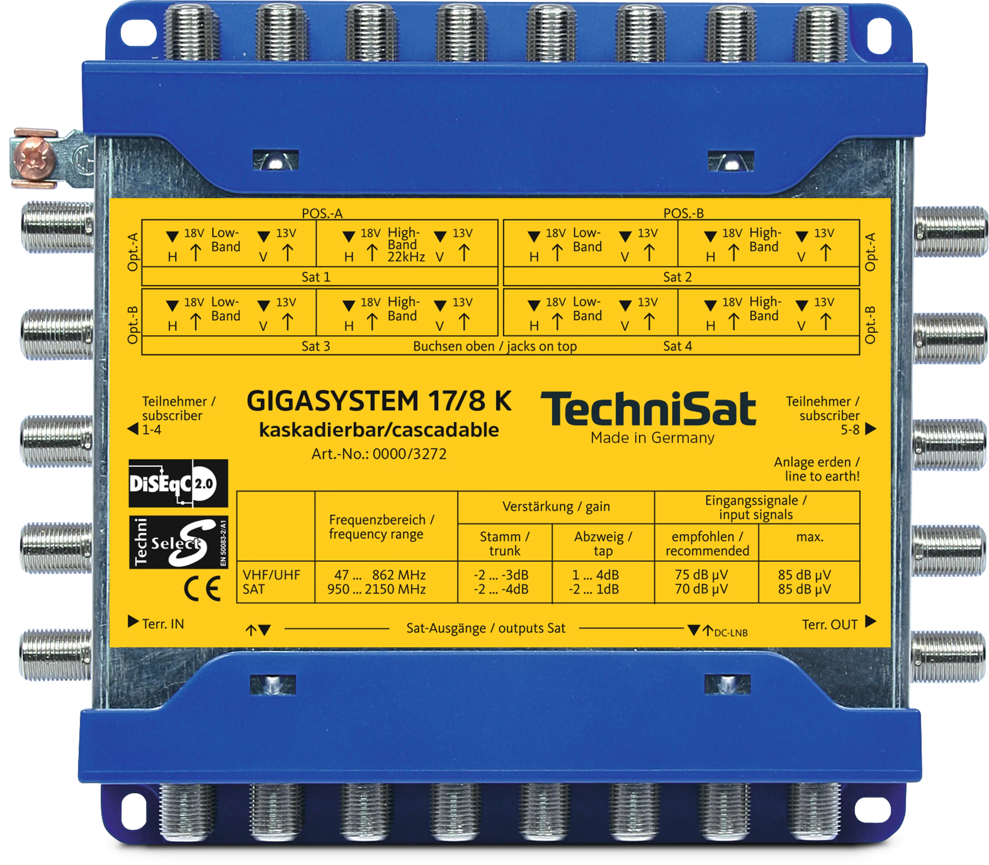GIGASYSTEM 17/8 K (cascade) Frontal, Front