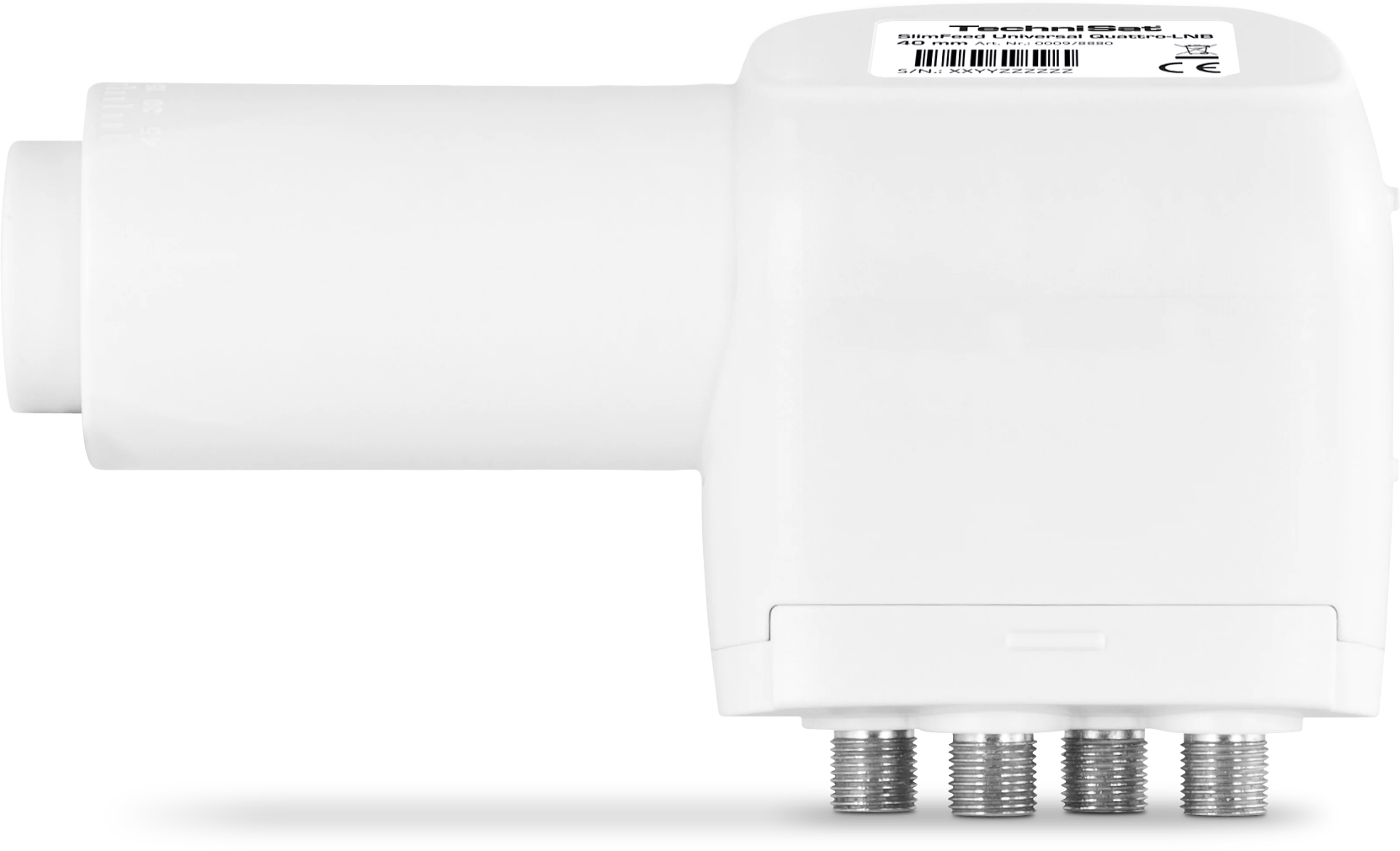 SlimFeed Universal-Quattro-LNB (40 mm für Multifeed-Schiene VARIO)