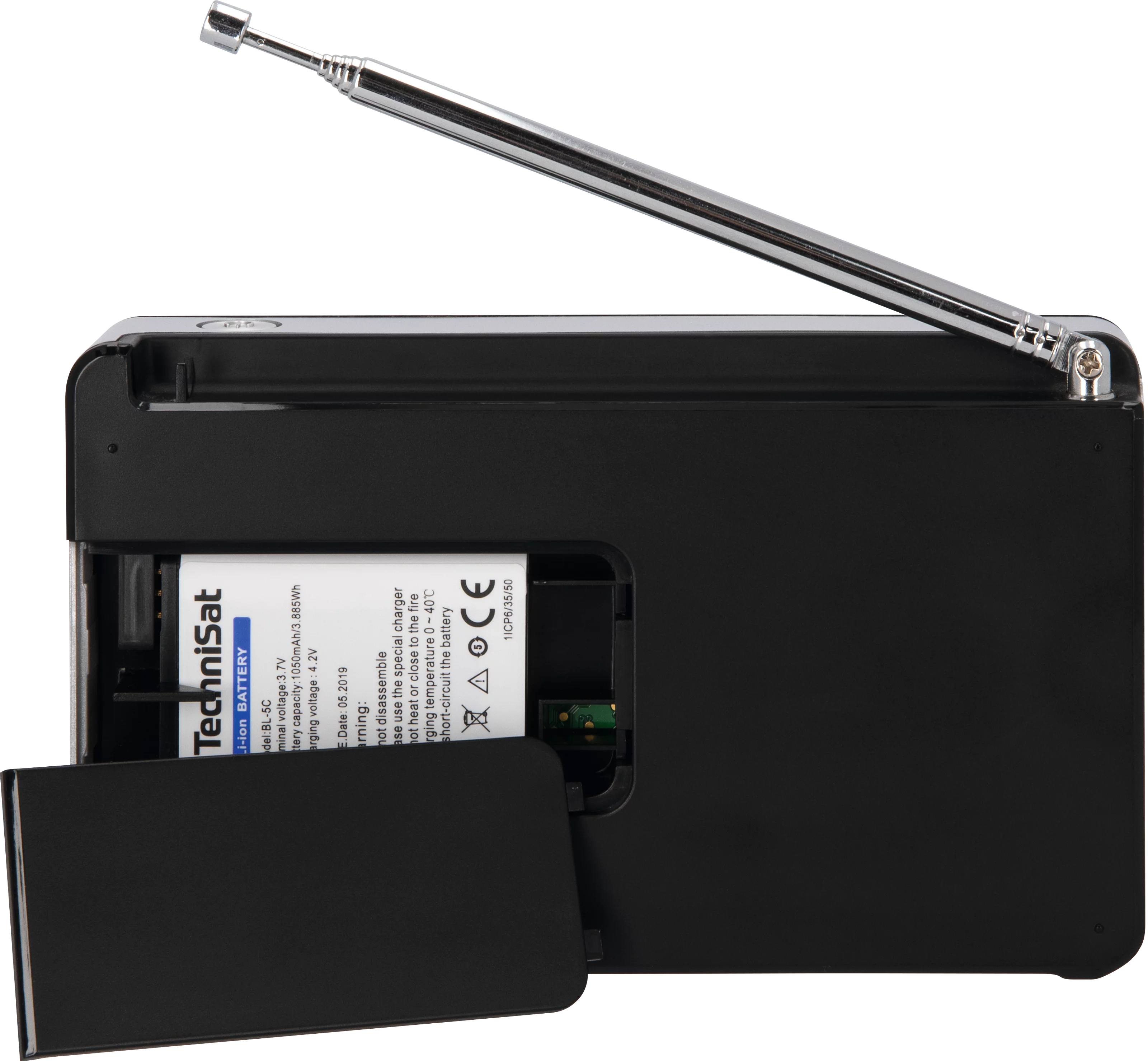 Battery for DIGITRADIO 1/2, TECHNIRADIO RDR/6 Frontal, Front