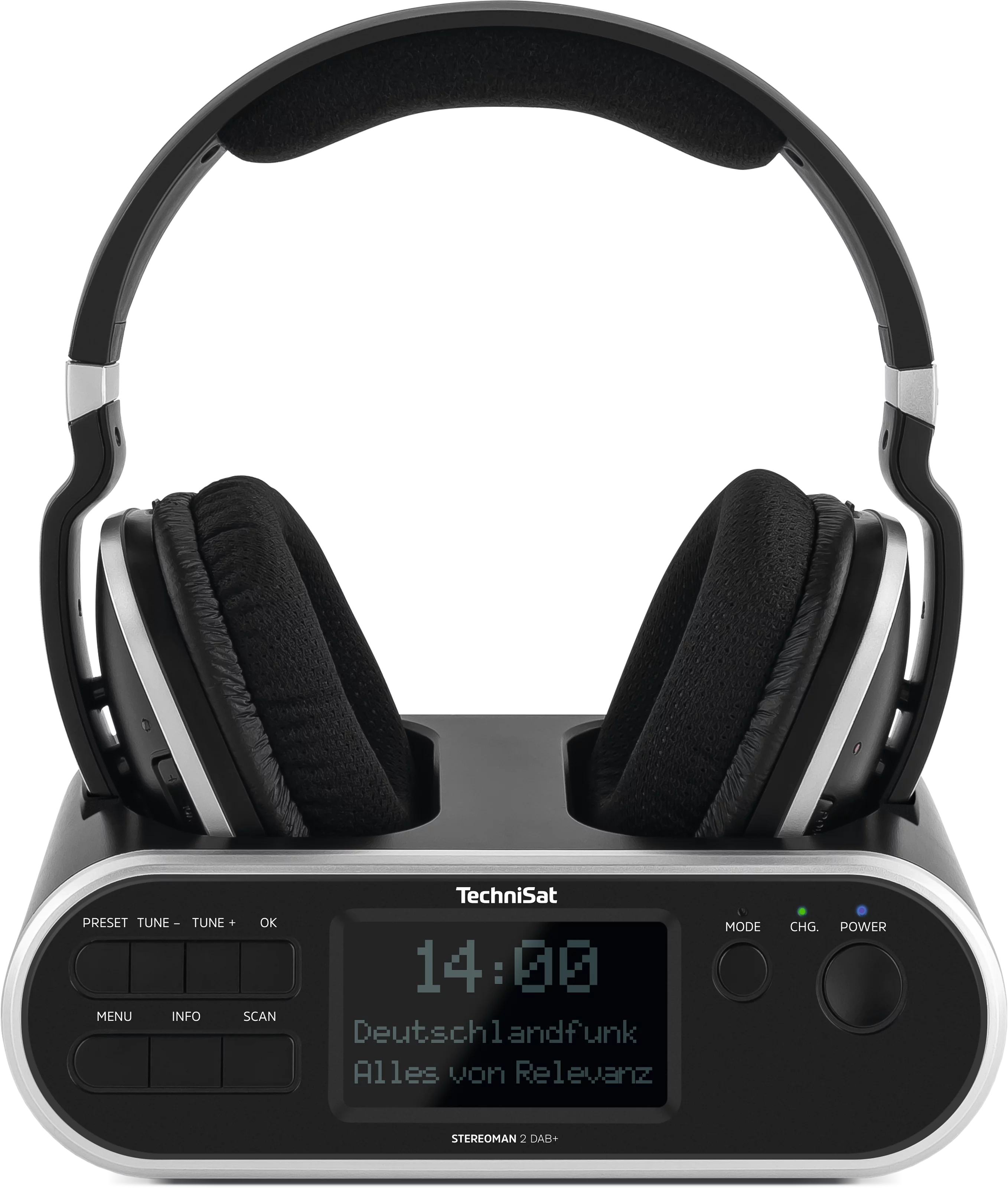 STEREOMAN 2 DAB+, schwarz Frontal, Front STEREOMAN 2 DAB+, schwarz Frontal, Front