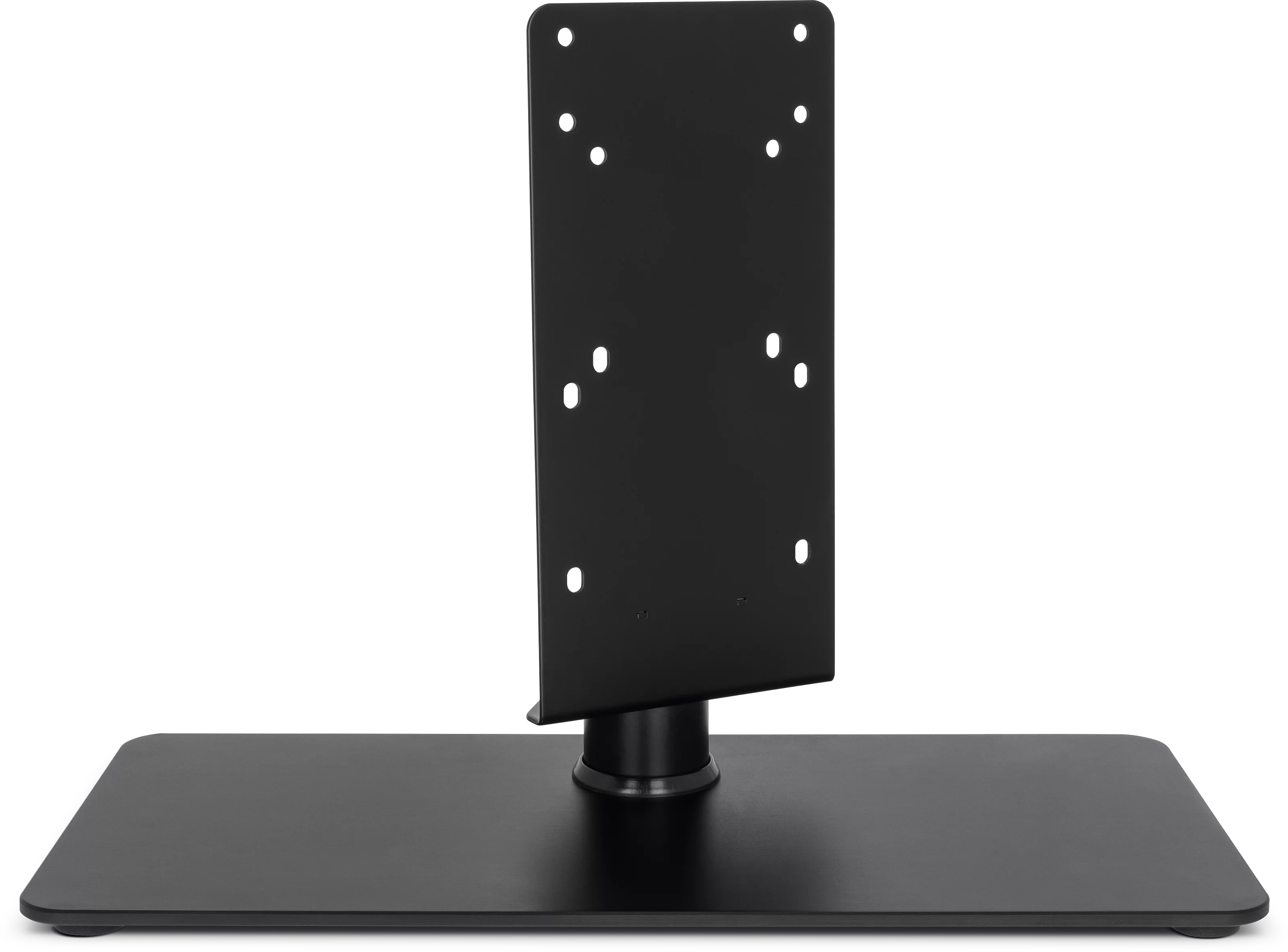 TV-Tischfuß mit Aluminiumboden Frontal, Front