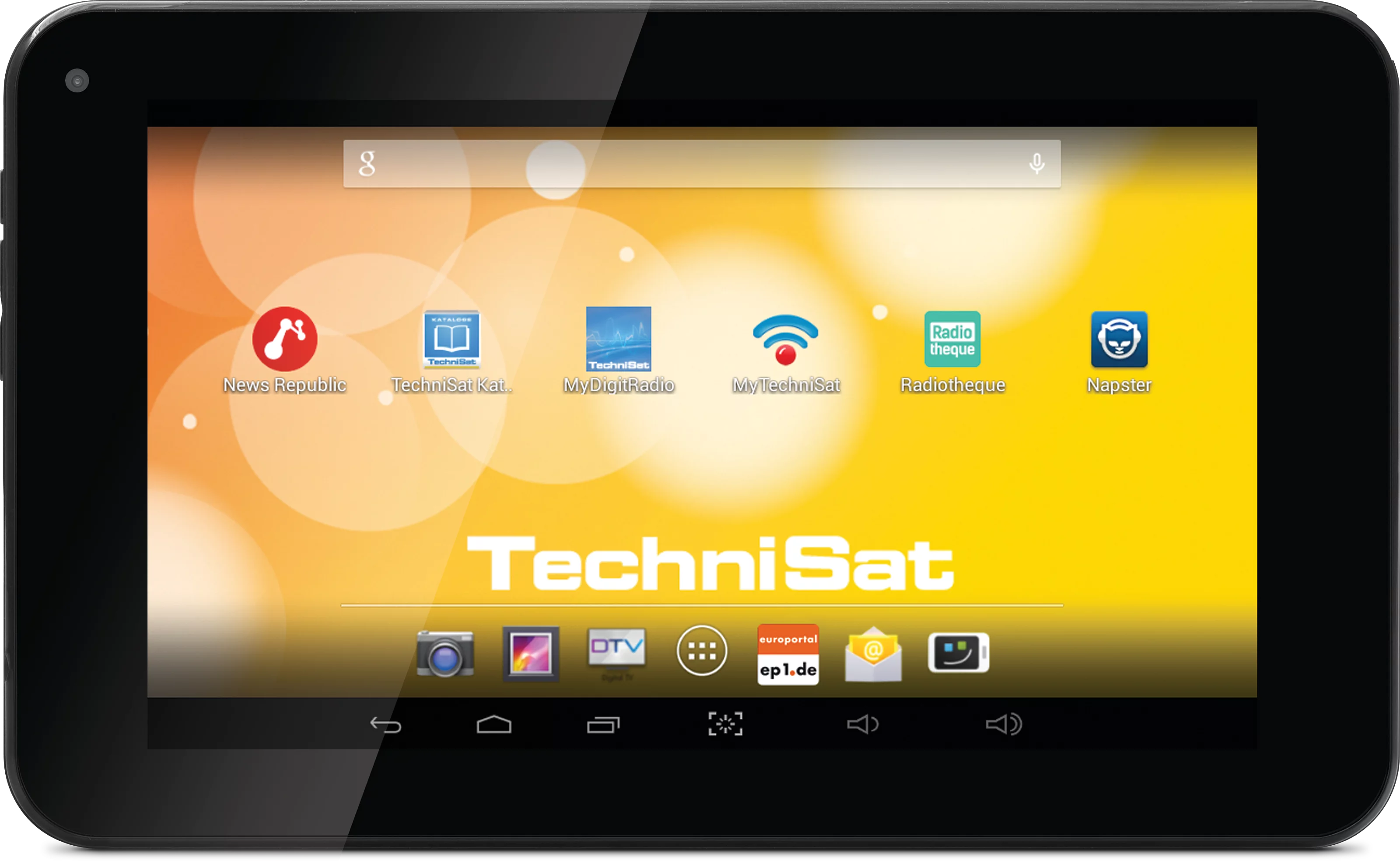 TECHNIPAD 7T (7 Zoll / 17,78 cm) Frontal, Front