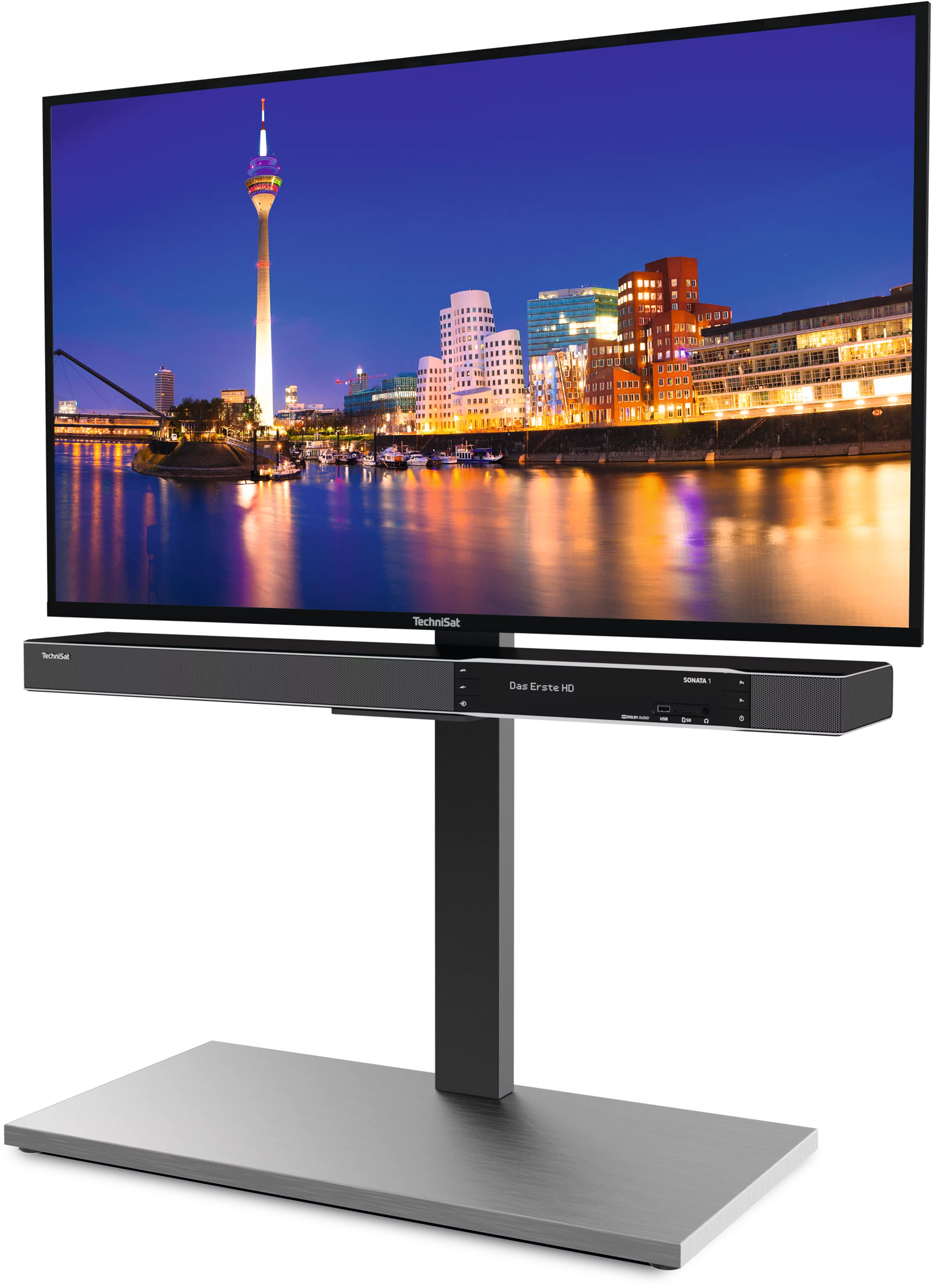 Bestkombi SONATA 1 + Standfuß + MONITORLINE 49 Frontal, Front