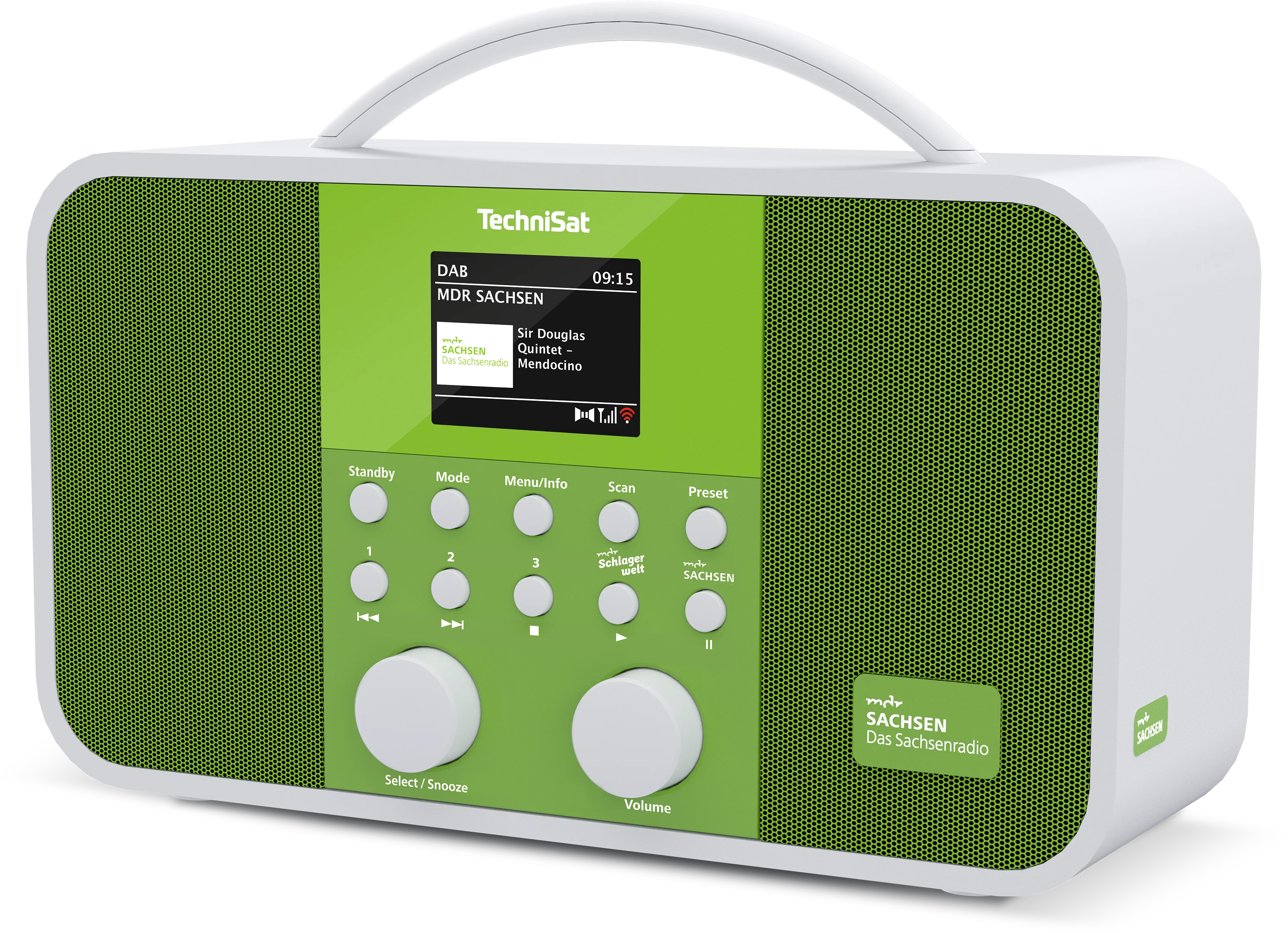 TECHNIRADIO 5 IR BT MDR Sachsen Edition Schräg, Links