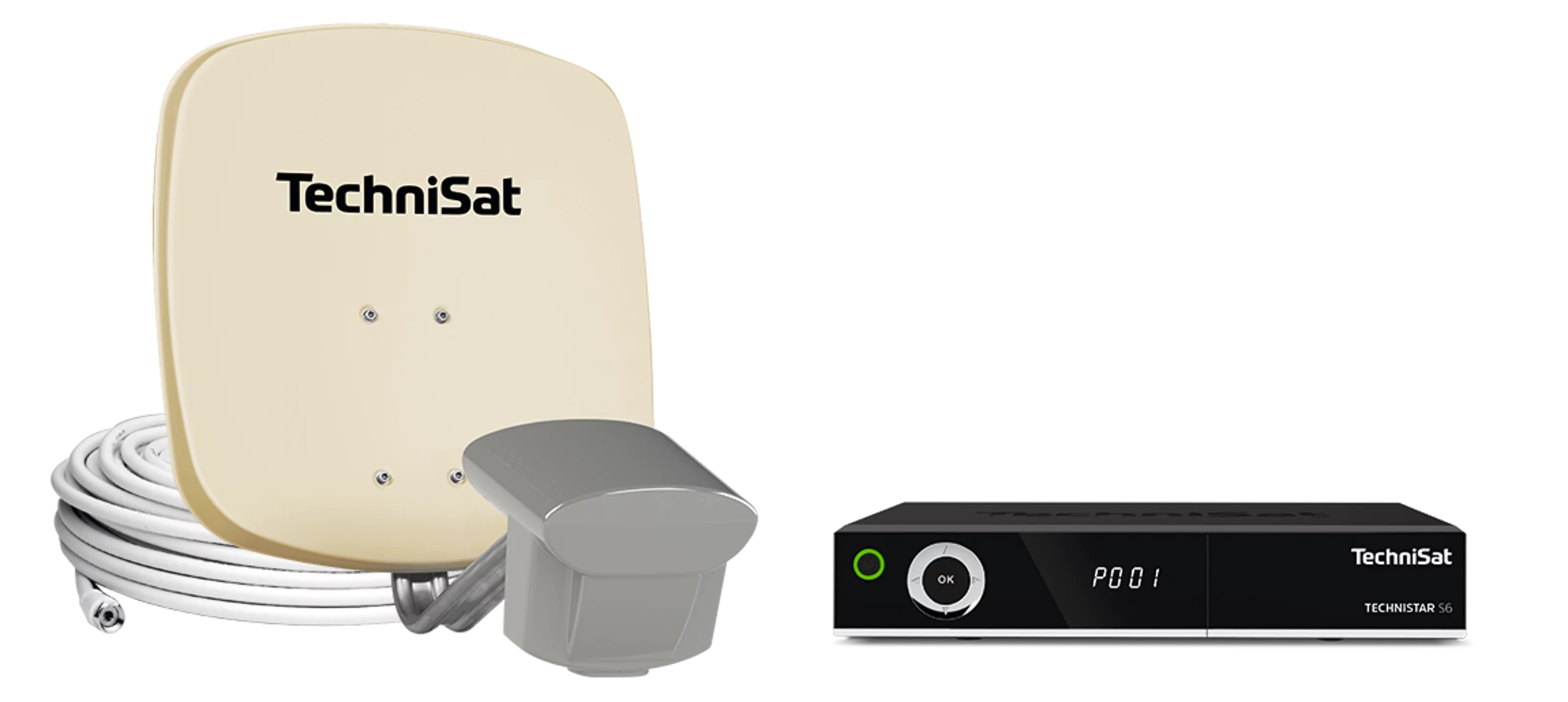 MULTYTENNE QUATTROSAT Twin-LNB + 1 x TECHNISTAR S6