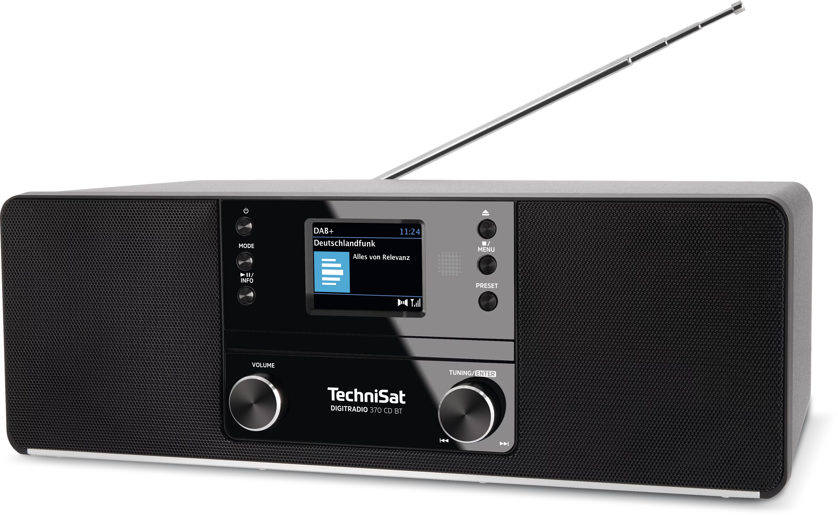 DIGITRADIO 370 CD BT (refurbished) Schräg, Links