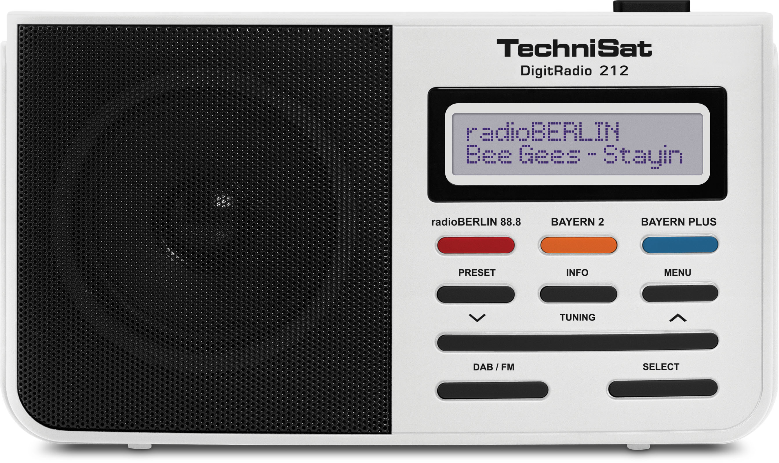 DIGITRADIO 212 Berlin 1 Edition Frontal, Front