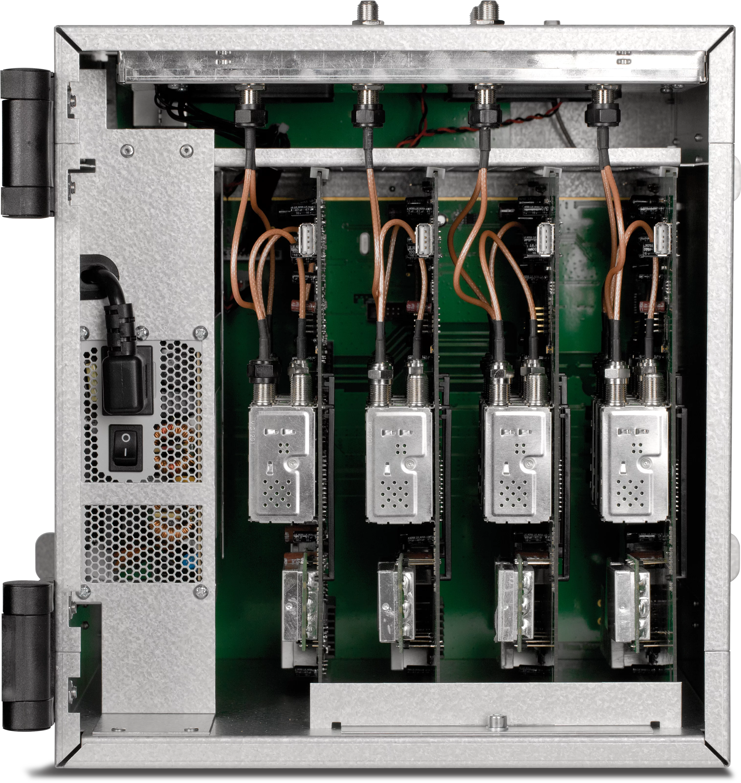 TECHNINET BS4 Light, Basiseinheit für 4 Karten Frontal, Front
