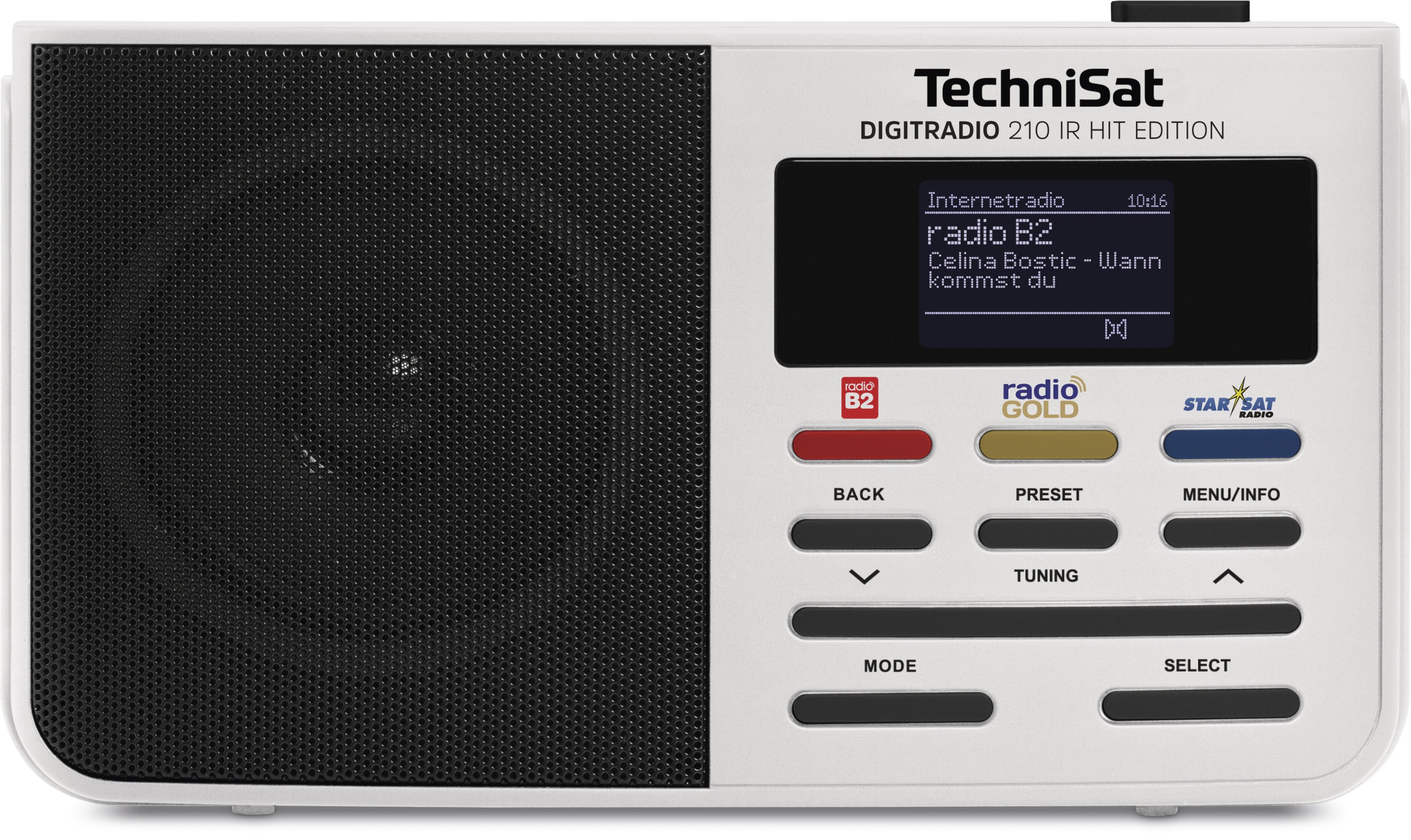 DIGITRADIO 210 IR HIT Edition Frontal, Front