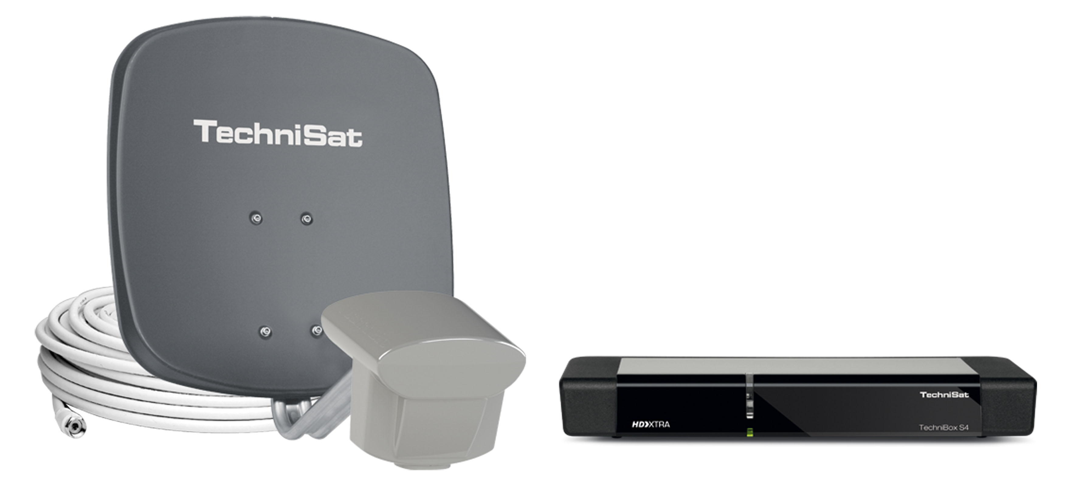 MULTYTENNE QUATTROSAT, Komplettpaket Frontal, Front