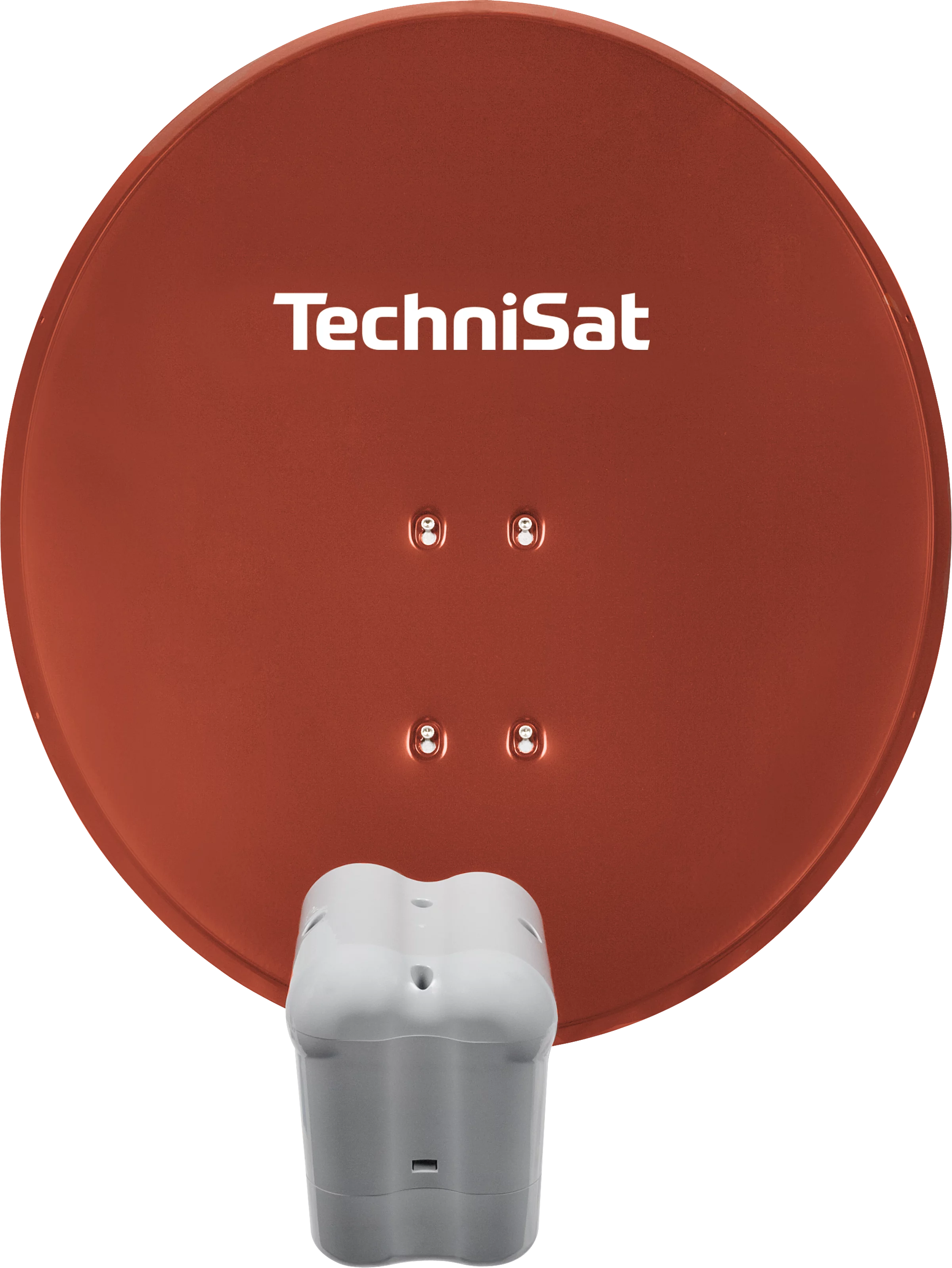 Duotenne, ziegelrot (Zweiteilnehmer-Multifeedanlage) Frontal, Front
