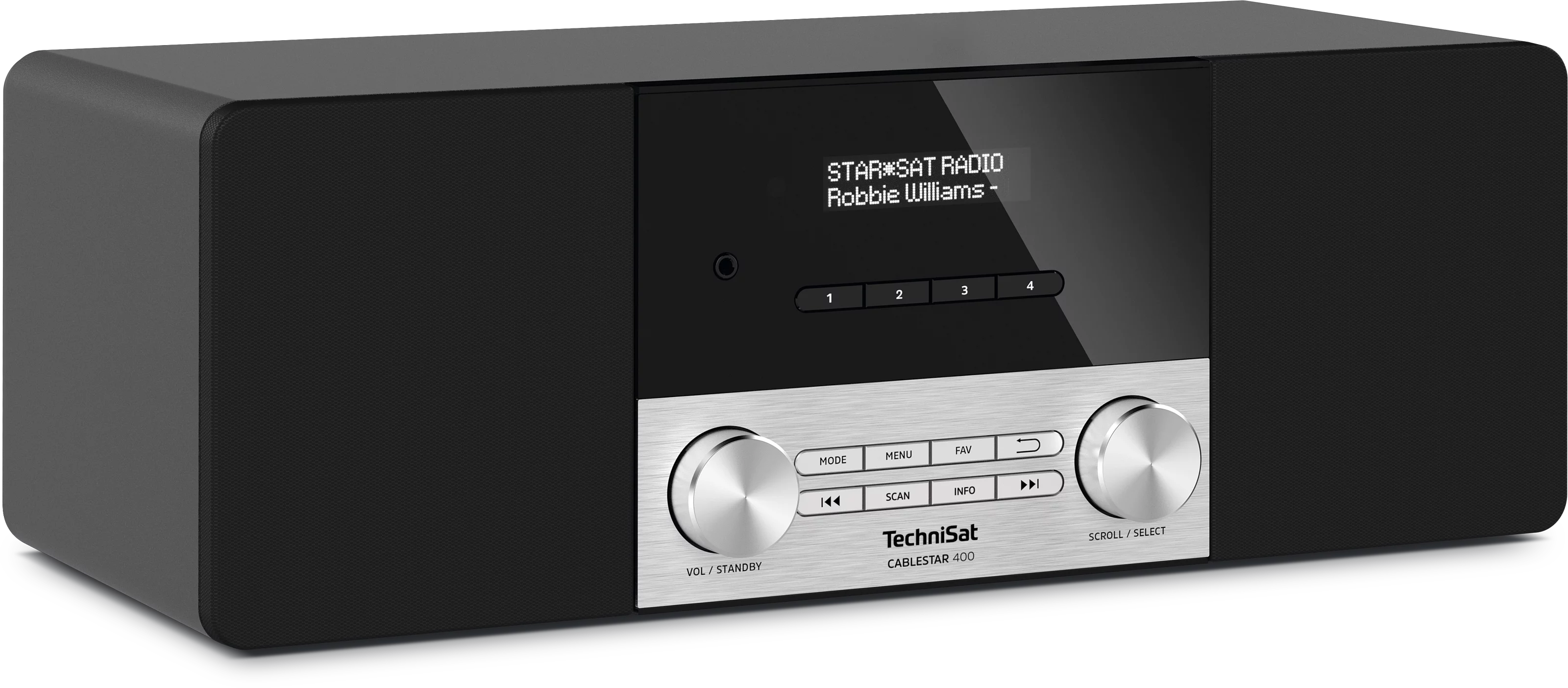 CABLESTAR 400 inkl. Fernbedienung Schräg, Rechts