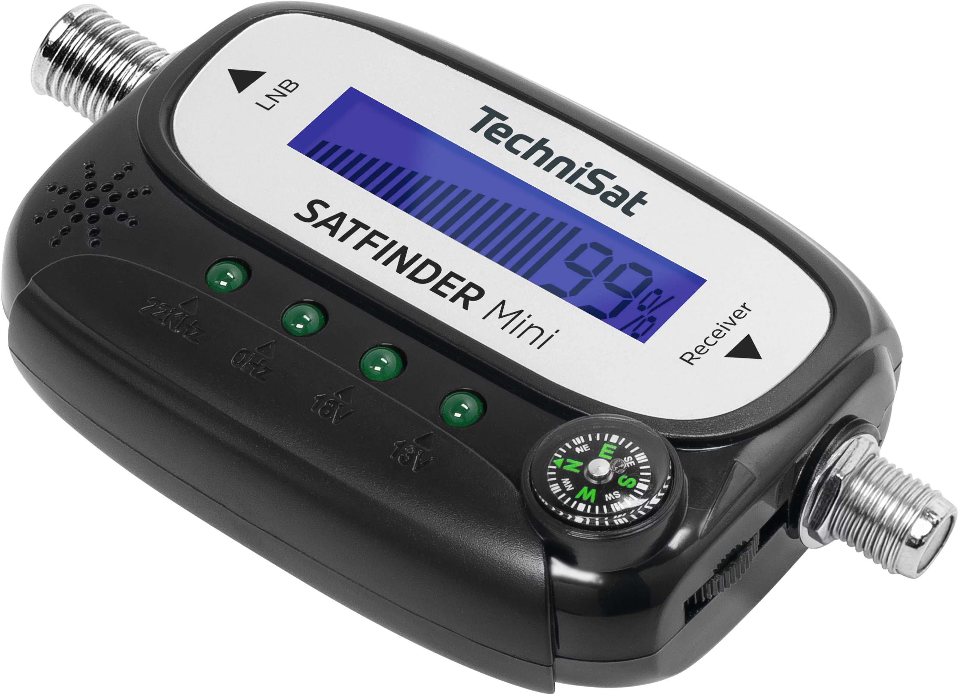 SATFINDER Mini Schräg, Links