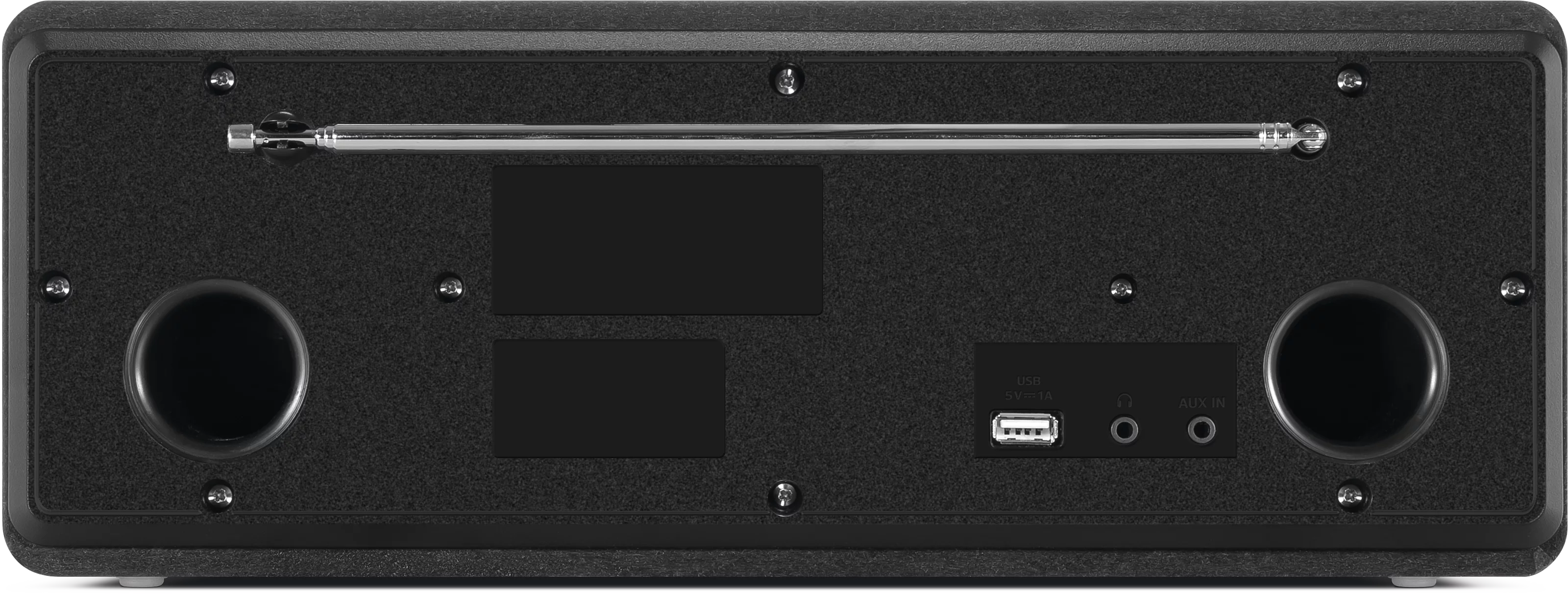 DIGITRADIO 372 CD IR, schwarz Frontal, Rück