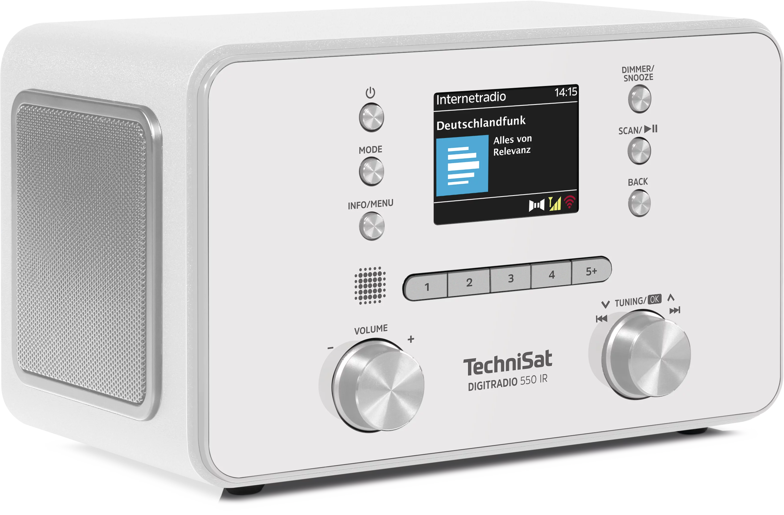 DIGITRADIO 550 IR Schräg, Rechts