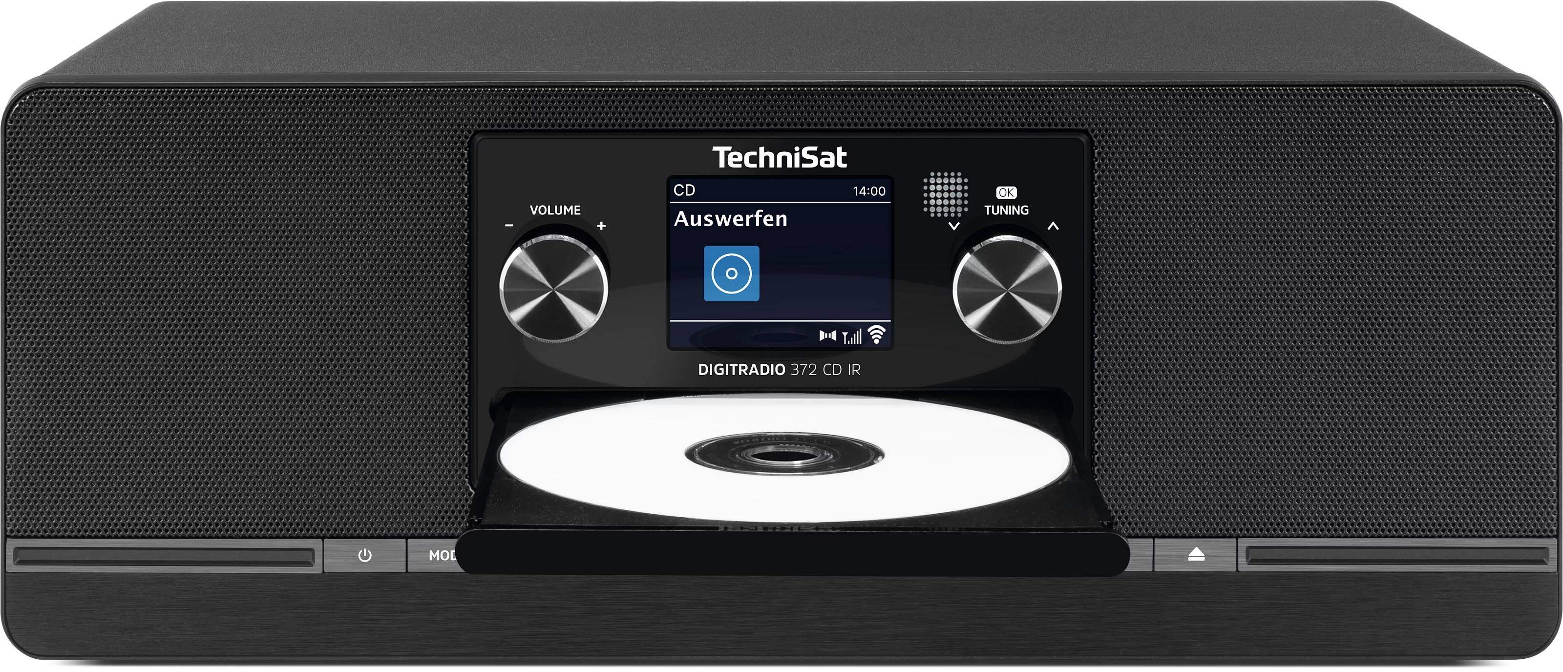 DIGITRADIO 372 CD IR, schwarz Frontal, Front