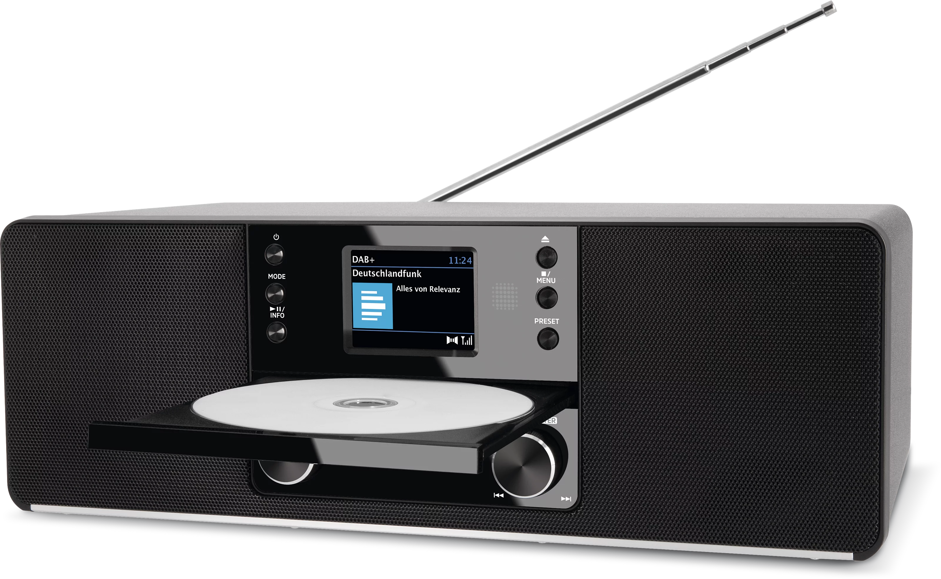 DIGITRADIO 370 CD BT (refurbished) Schräg, Links