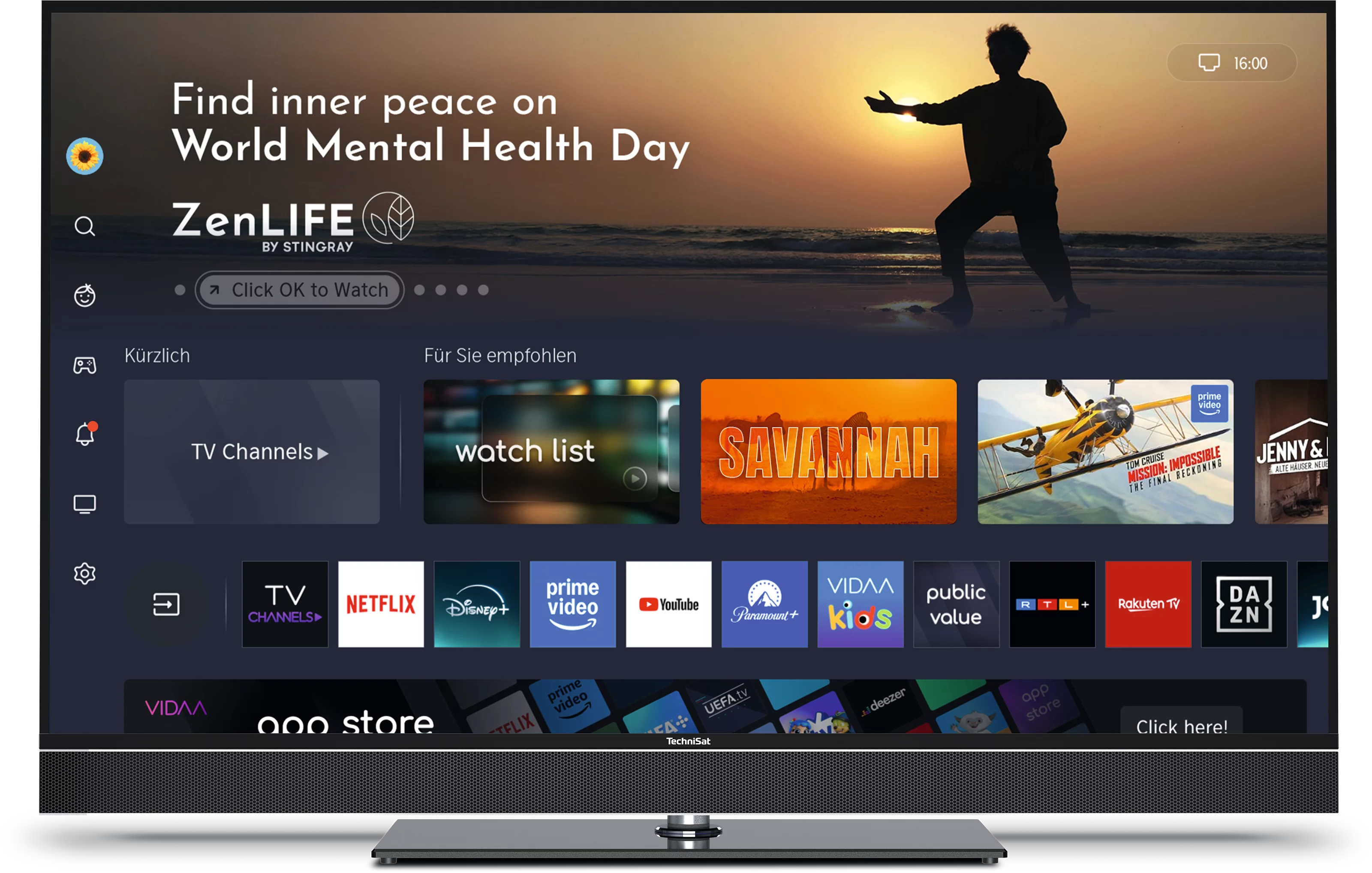 TECHNIVISTA 55 UHD CL Frontal, Front