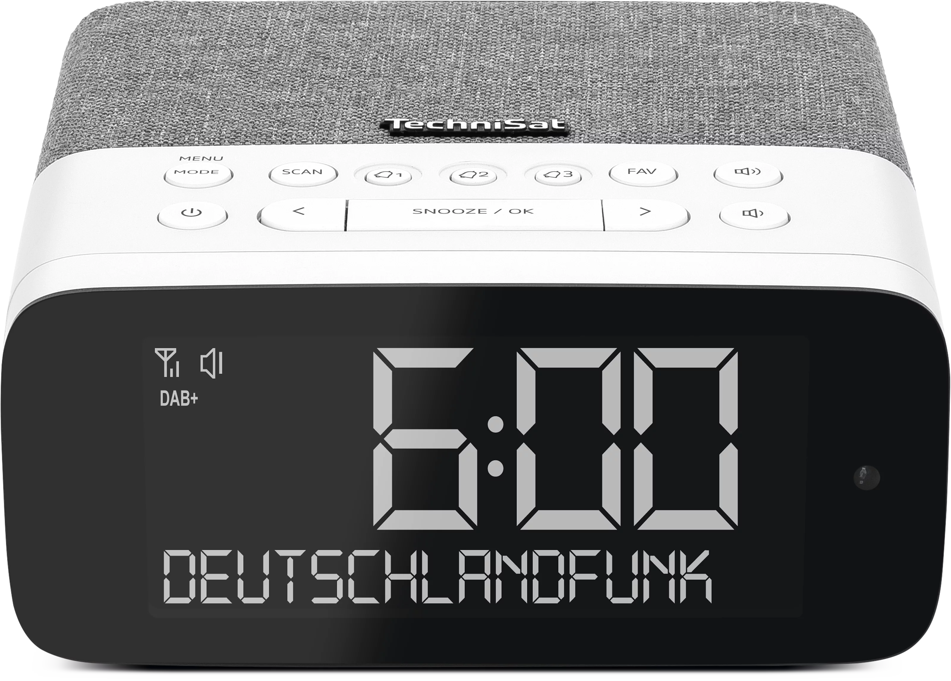 DIGITRADIO 52 ASA, grau/weiß Frontal, Front