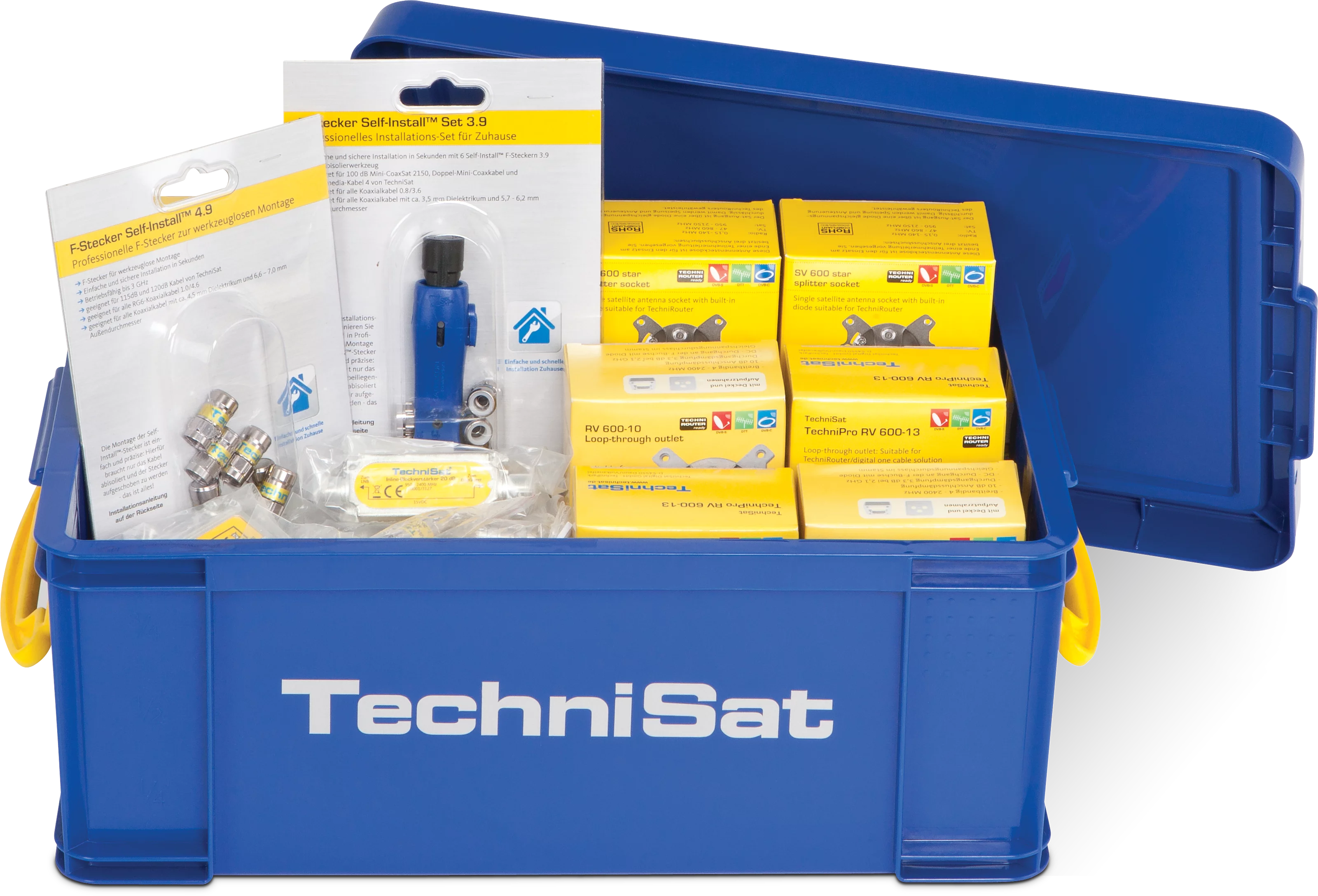 Montage-Set 2 (Profibox mit Installationstechnik, 24-teilig) Frontal, Front