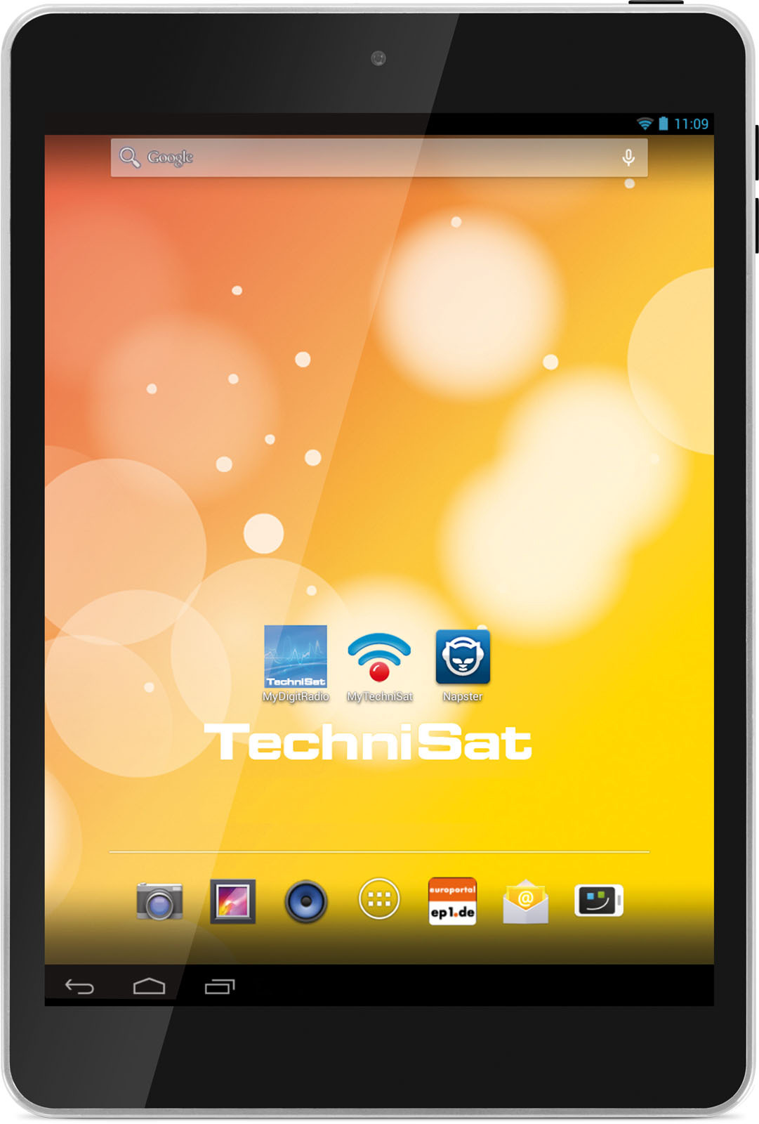 TECHNIPAD Mini, black (7.85 Zoll) Frontal, Front