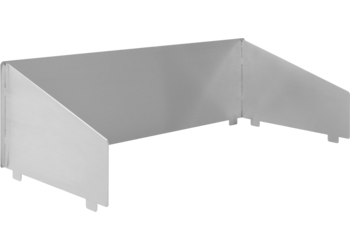 Edelstahl-Spritzschutz für M1500 Frontal, Front