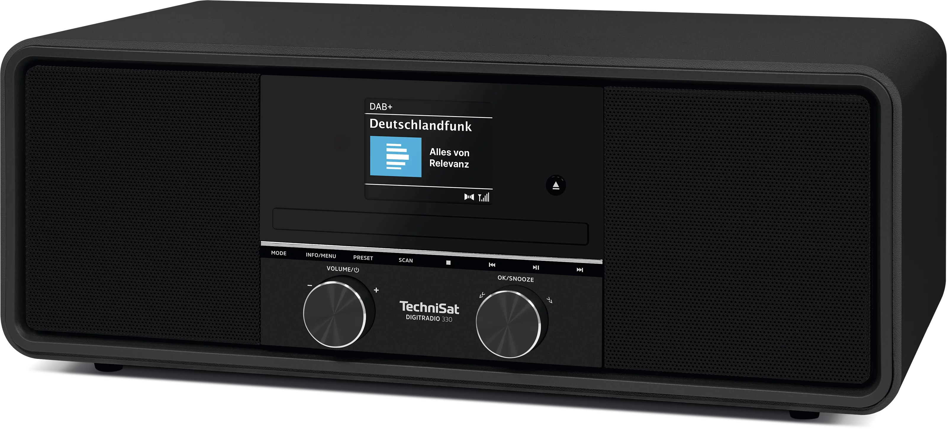 DIGITRADIO 330, black Schräg, Links DIGITRADIO 330, black Schräg, Links