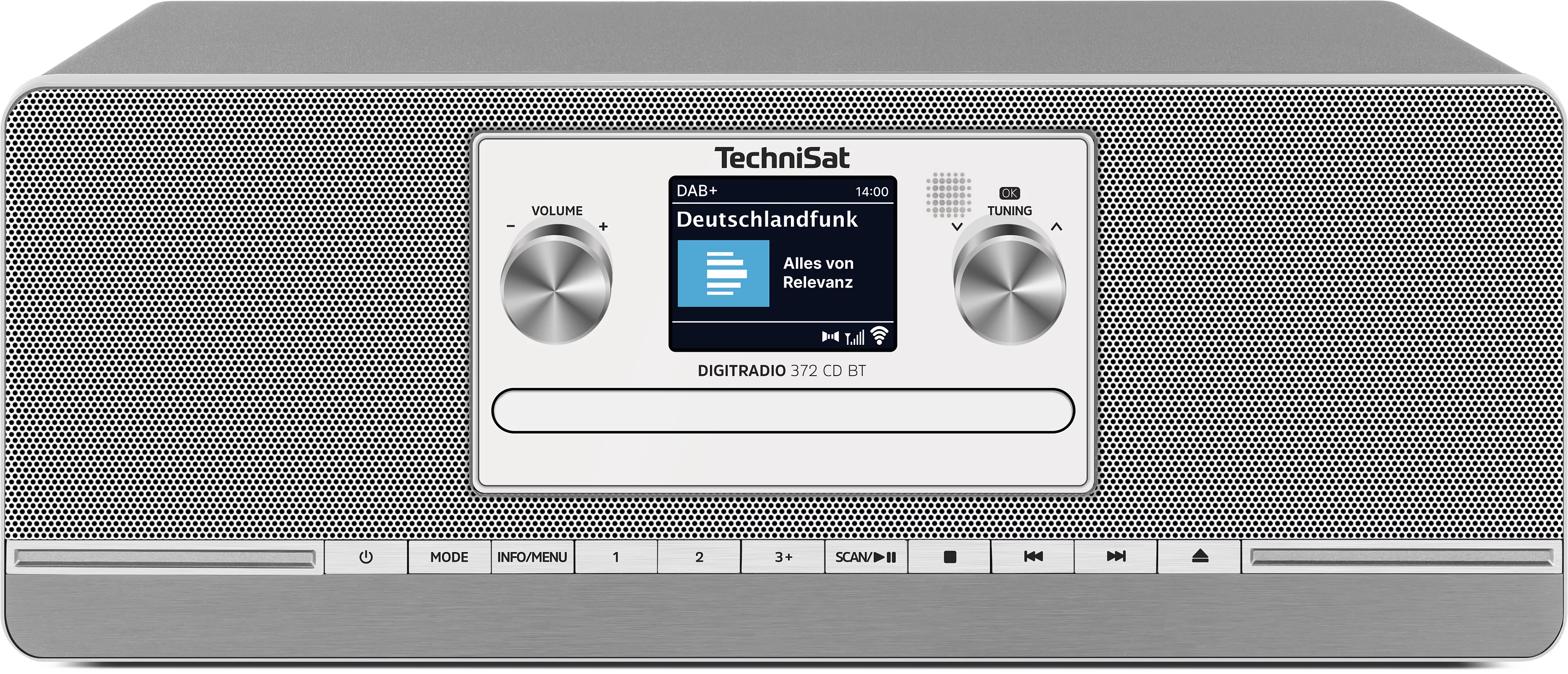 DIGITRADIO 372 CD BT, anthracite/silver Frontal, Front