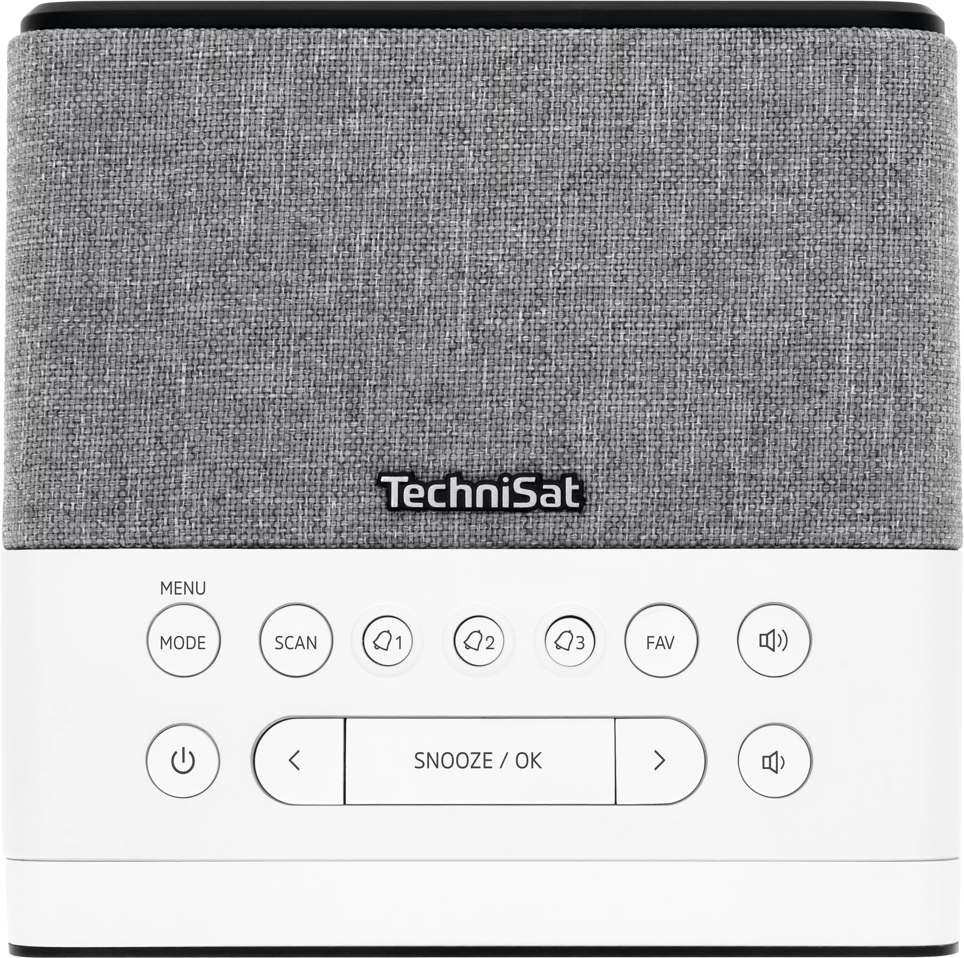 DIGITRADIO 52 ASA, grau/weiß Frontal, Oben