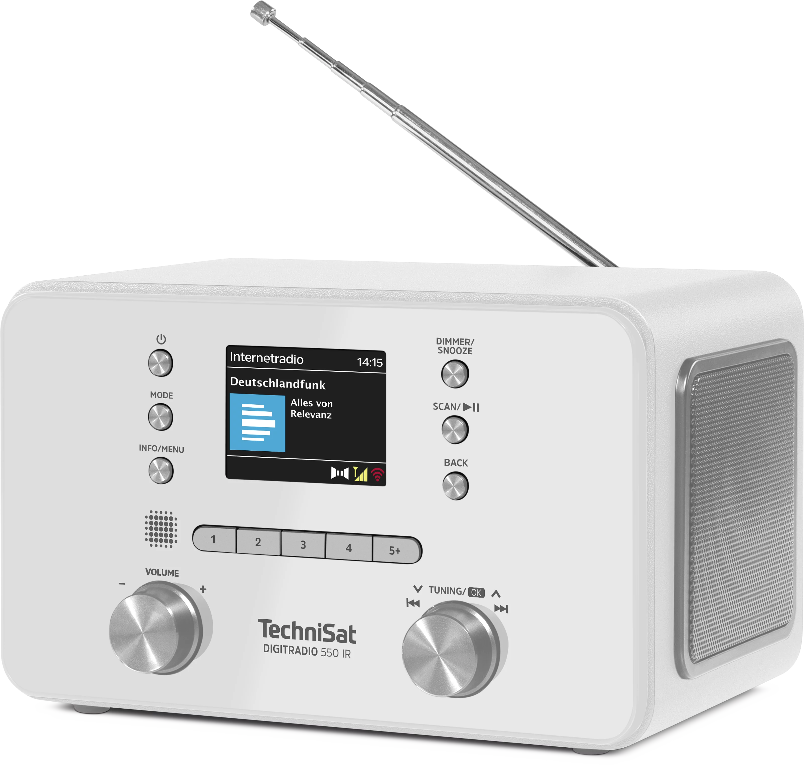 DIGITRADIO 550 IR Schräg, Links
