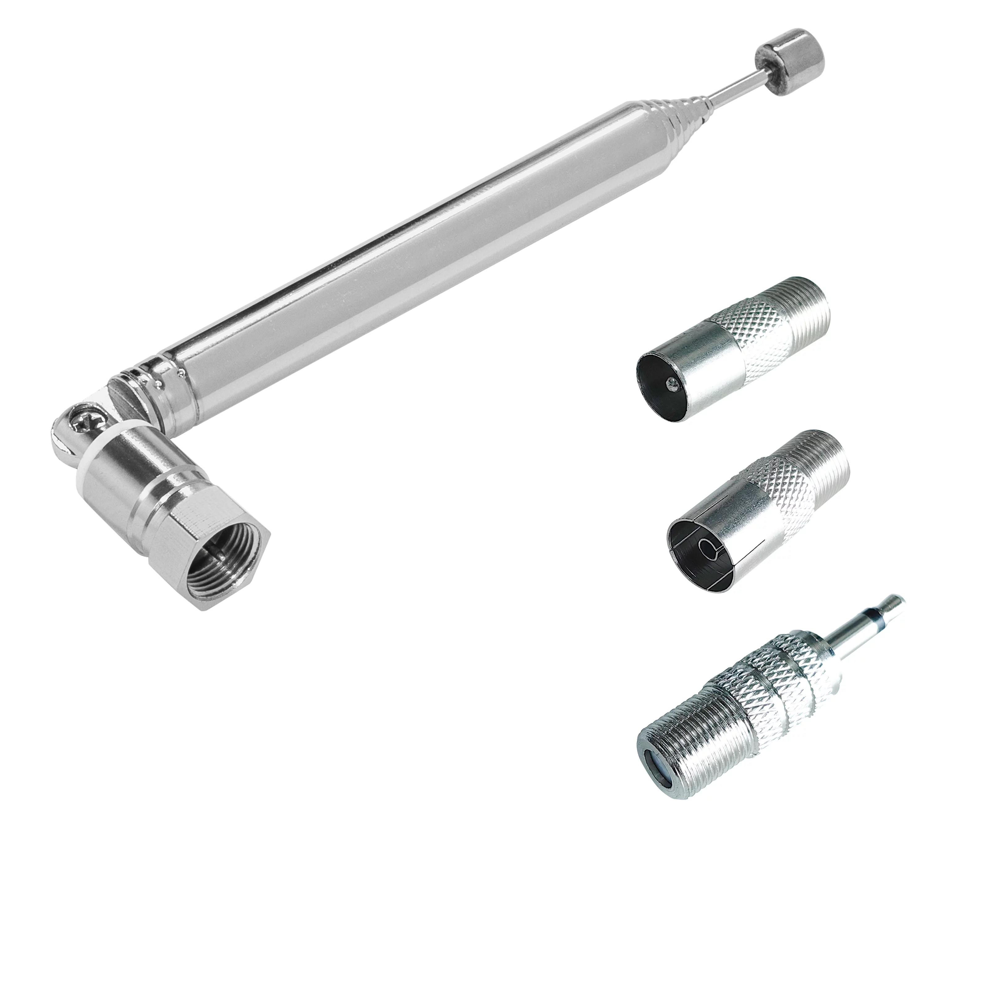 DAB+/FM Teleskop-Stabantenne Frontal, Front