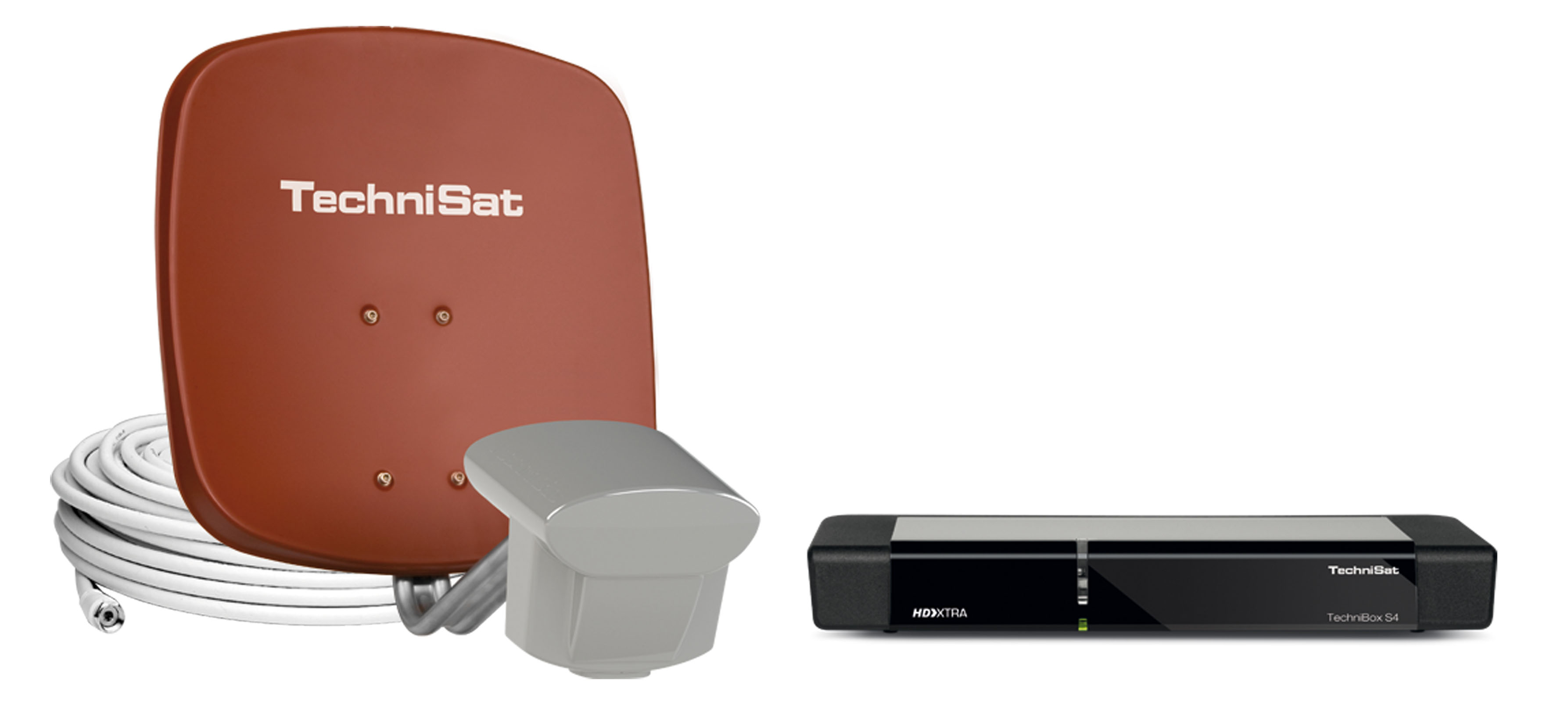 MULTYTENNE QUATTROSAT, Komplettpaket Frontal, Front