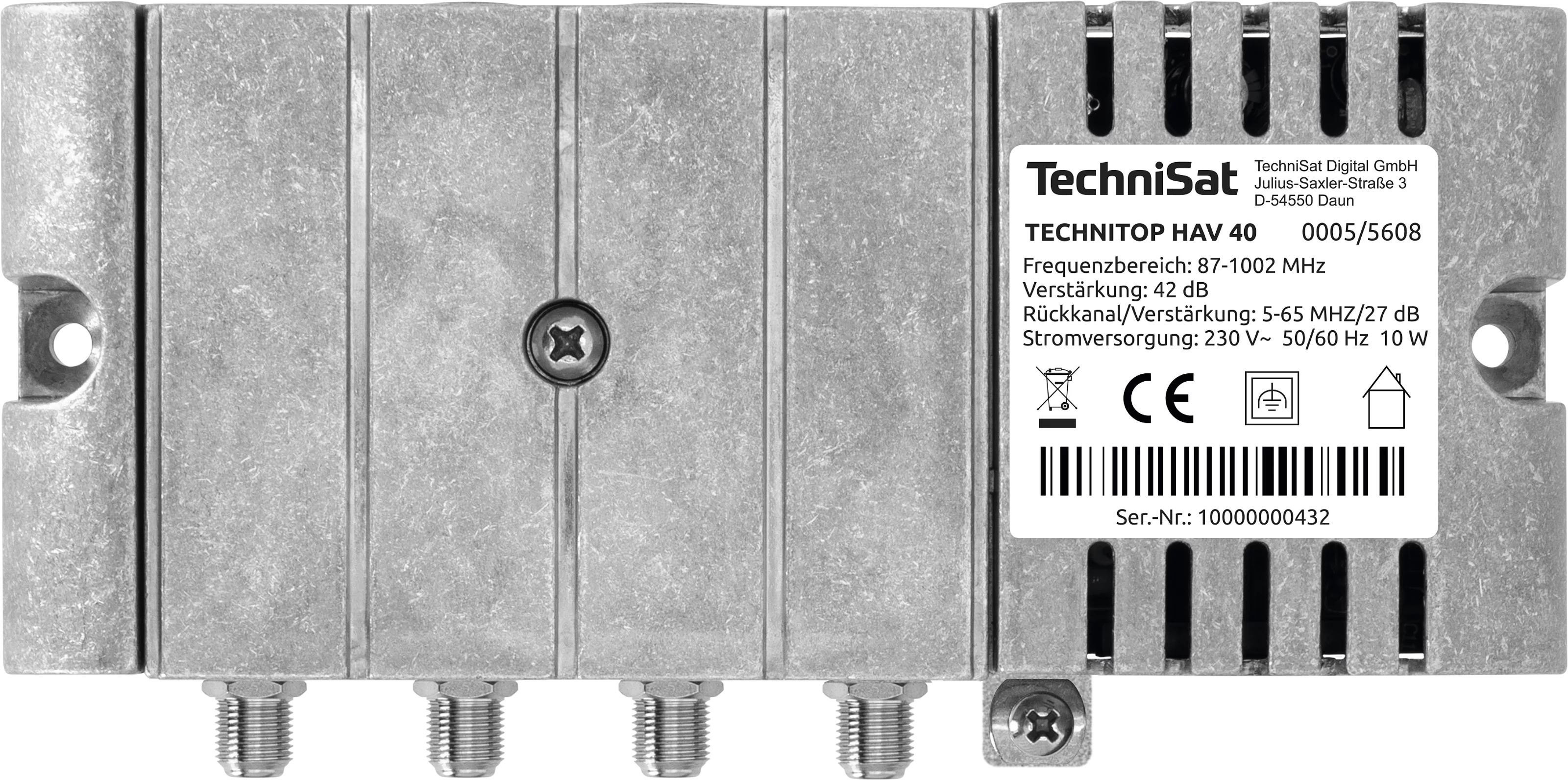 TECHNITOP HAV 40 Frontal, Front TECHNITOP HAV 40 Frontal, Front
