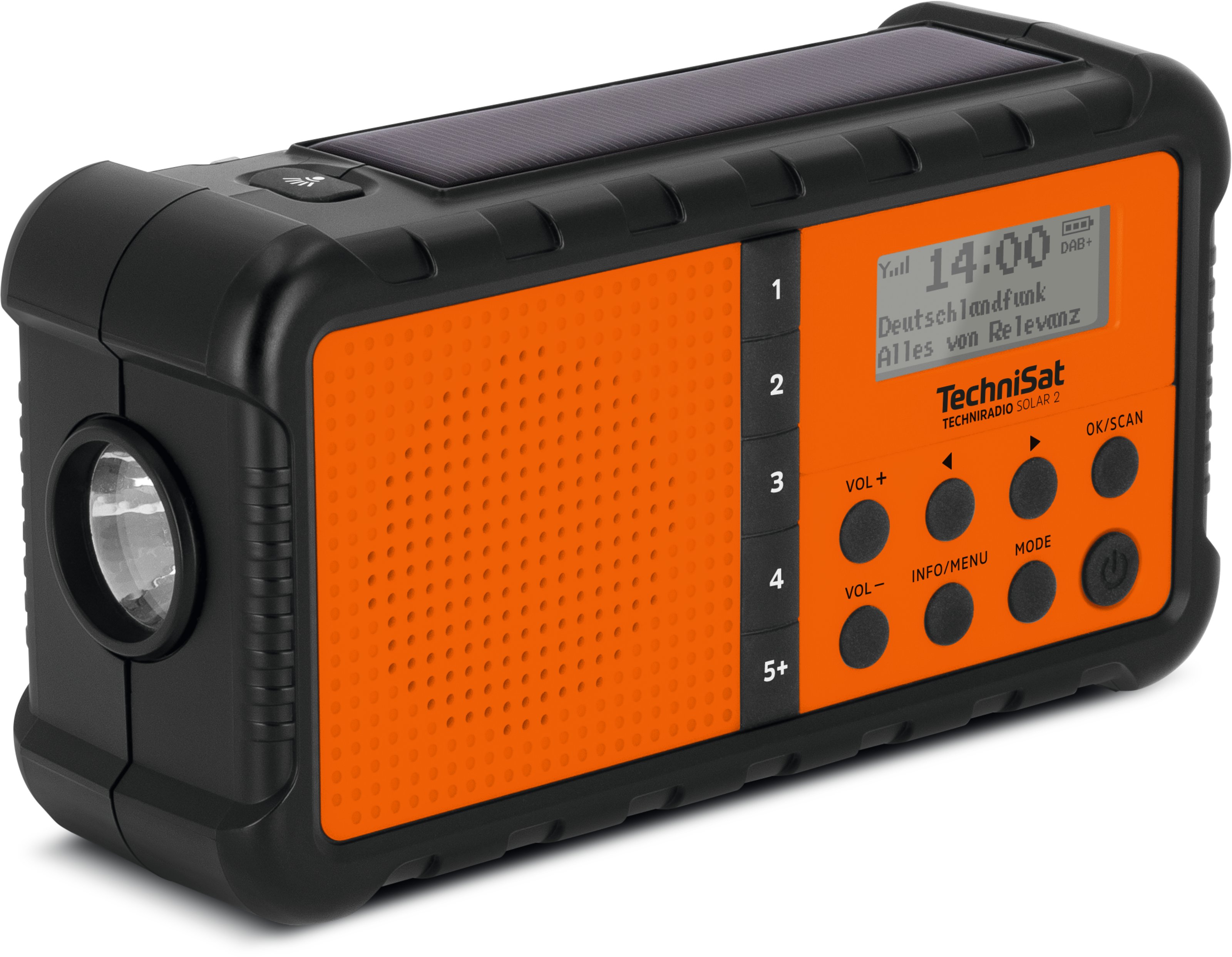 TECHNIRADIO SOLAR 2 Schräg, Rechts