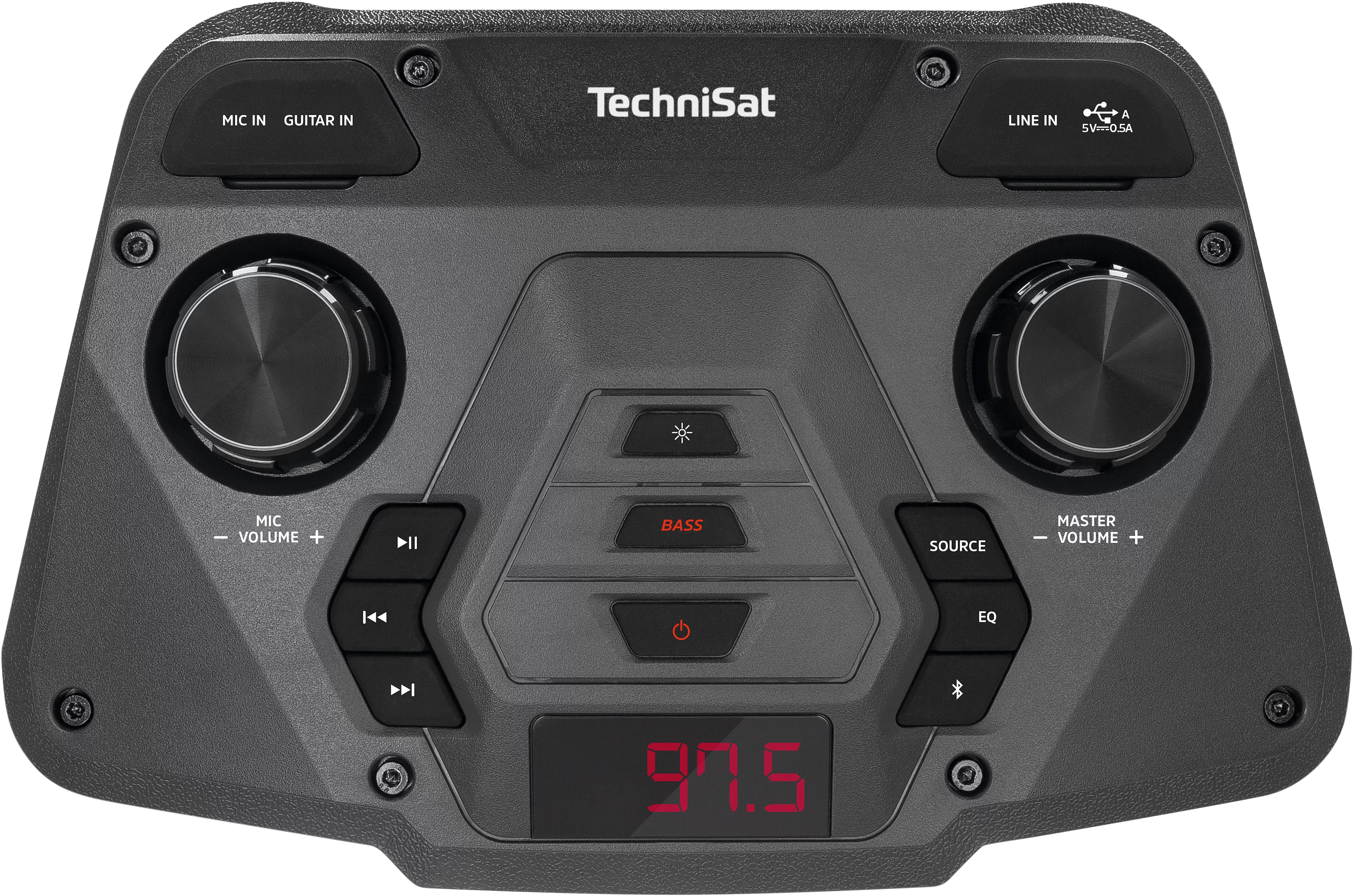 BLUSPEAKER BOOM Frontal, Oben