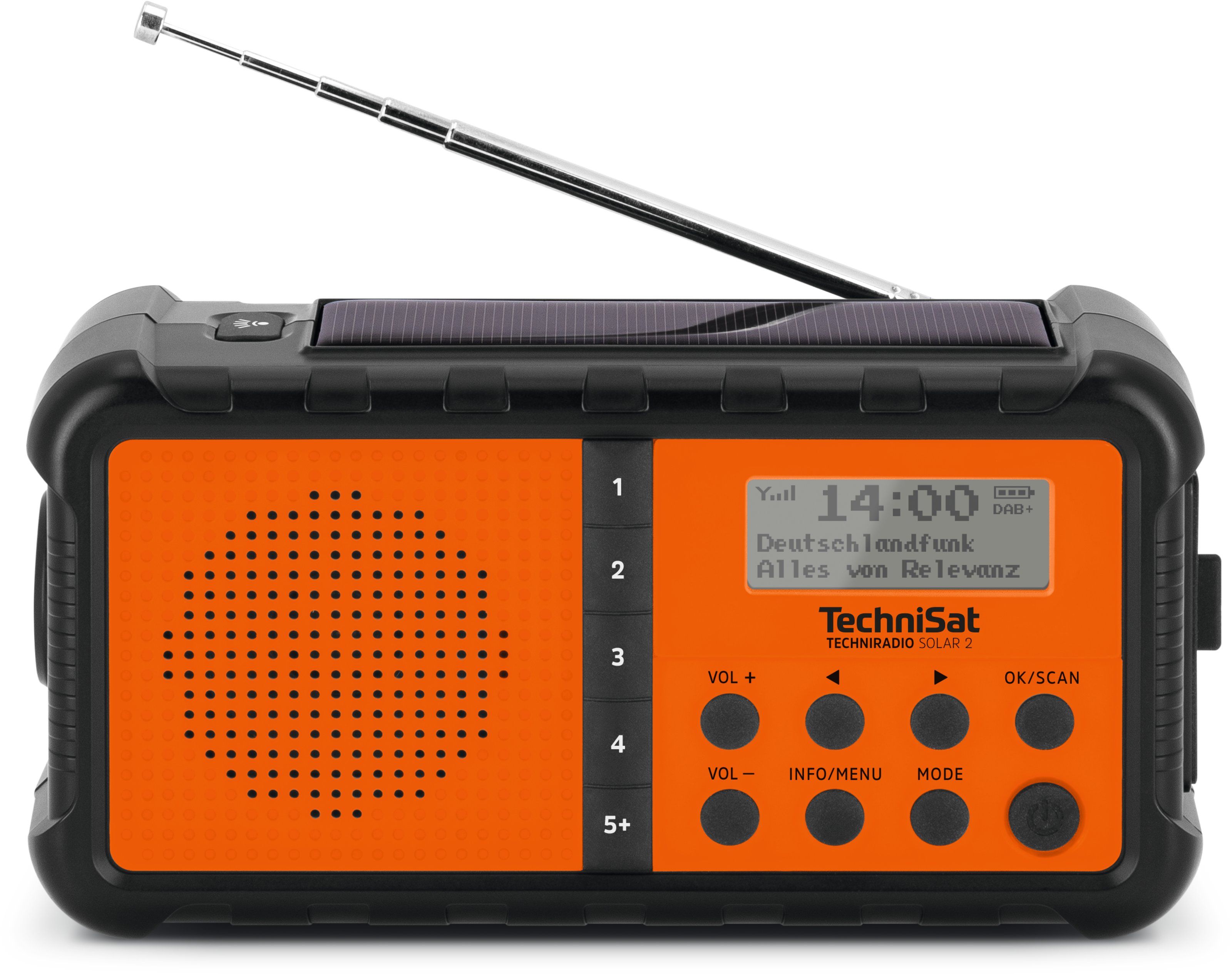 TECHNIRADIO SOLAR 2 Frontal, Front